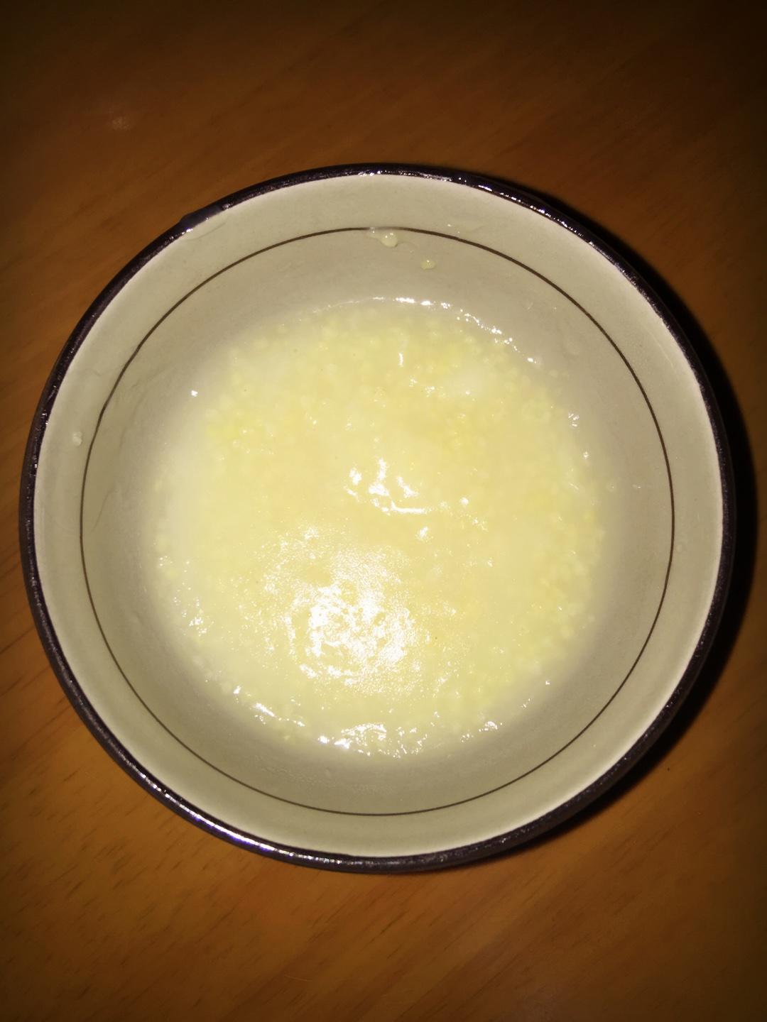 一碗泛米油的小米粥的做法 步骤6
