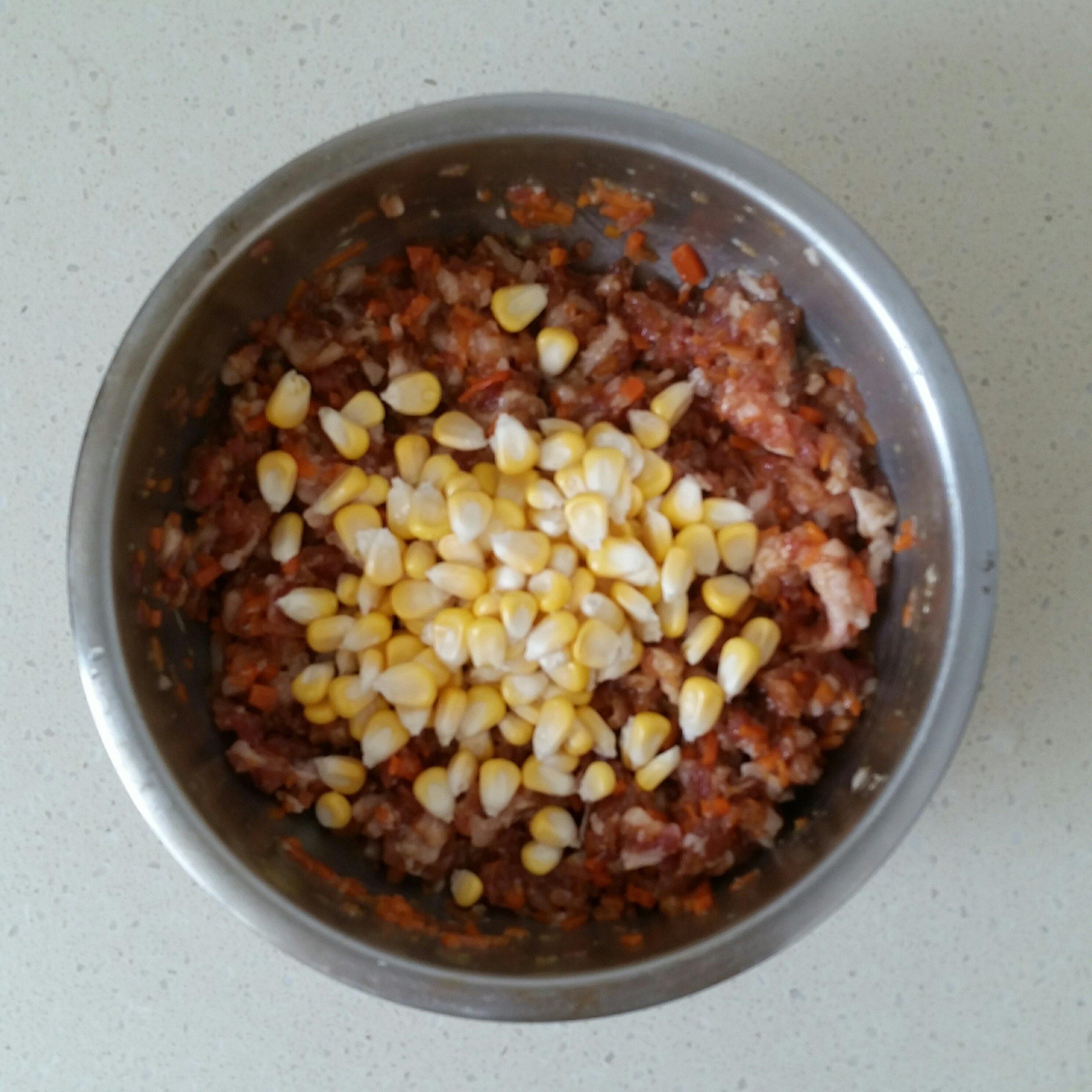 豬肉玉米餛飩的做法 步骤2