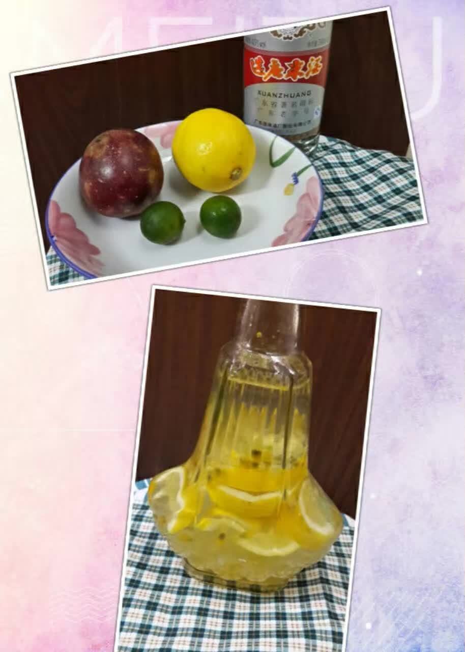 檸檬青桔百香酒的做法 步骤2
