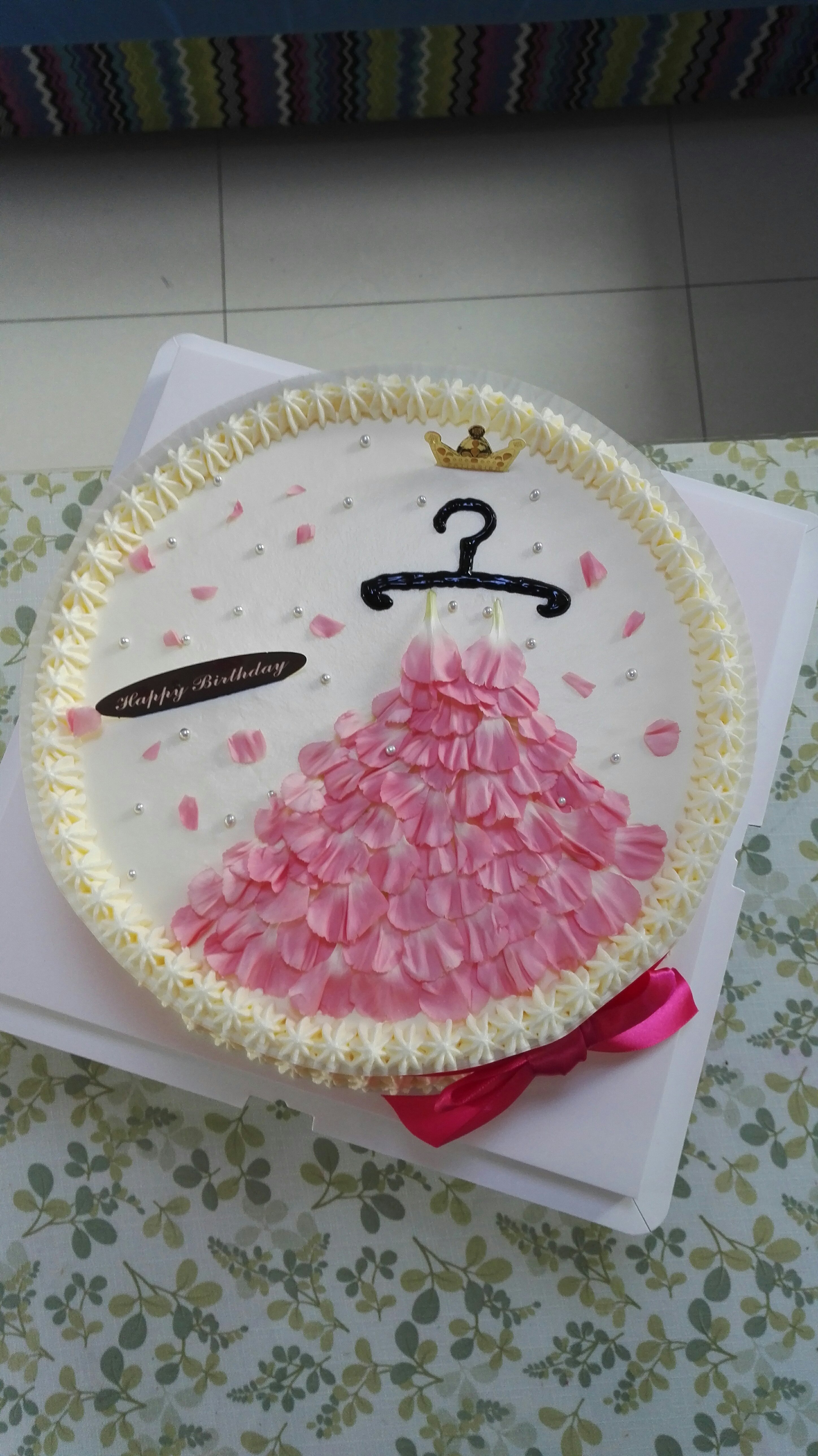 鮮花裝飾蛋糕～的做法 步骤2