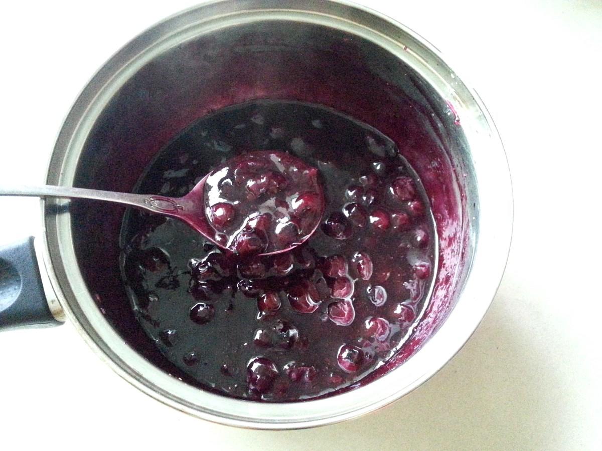 爆漿大顆粒藍莓醬的做法 步骤6