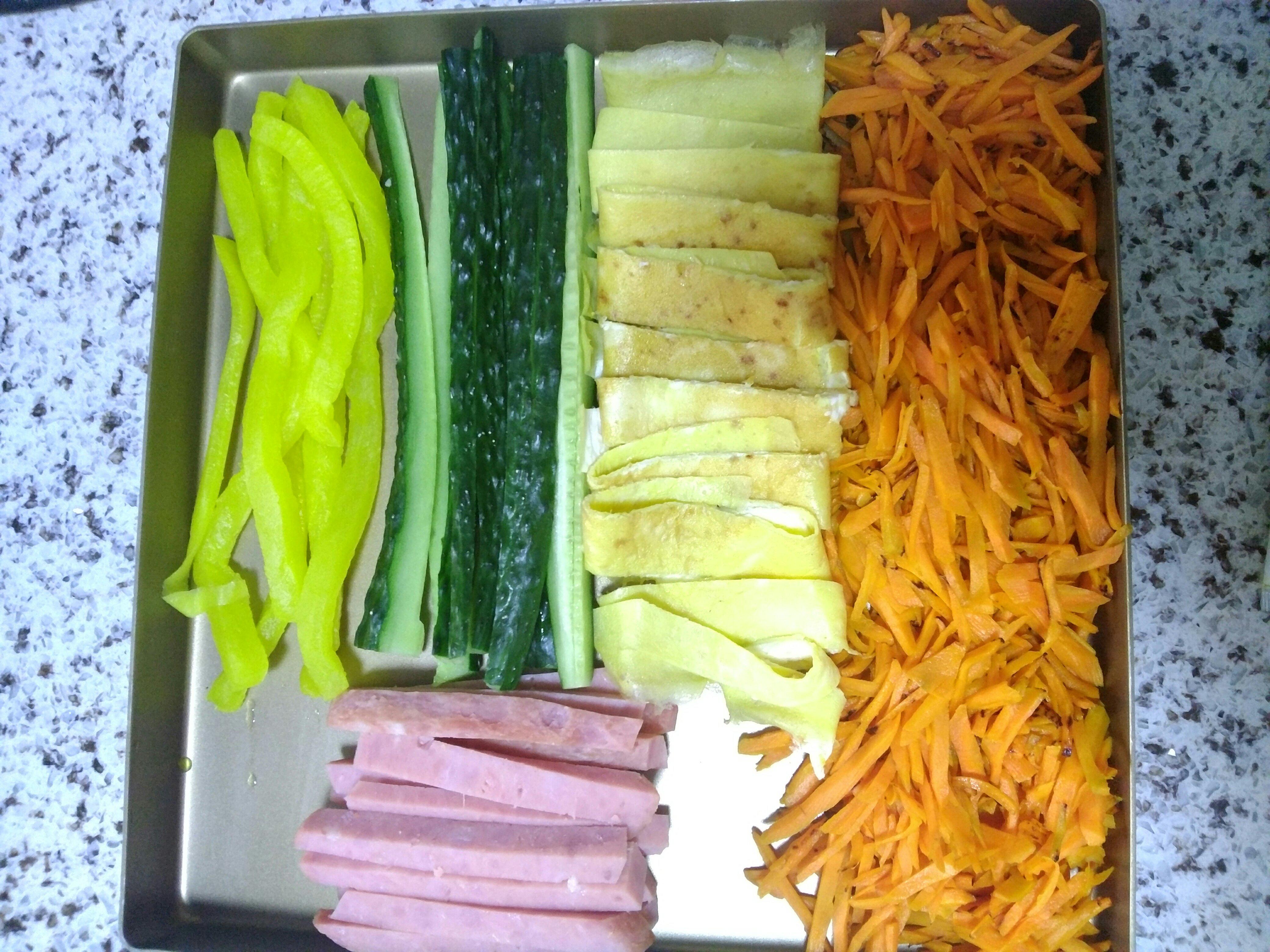 韓式紫菜包飯的做法 步骤5