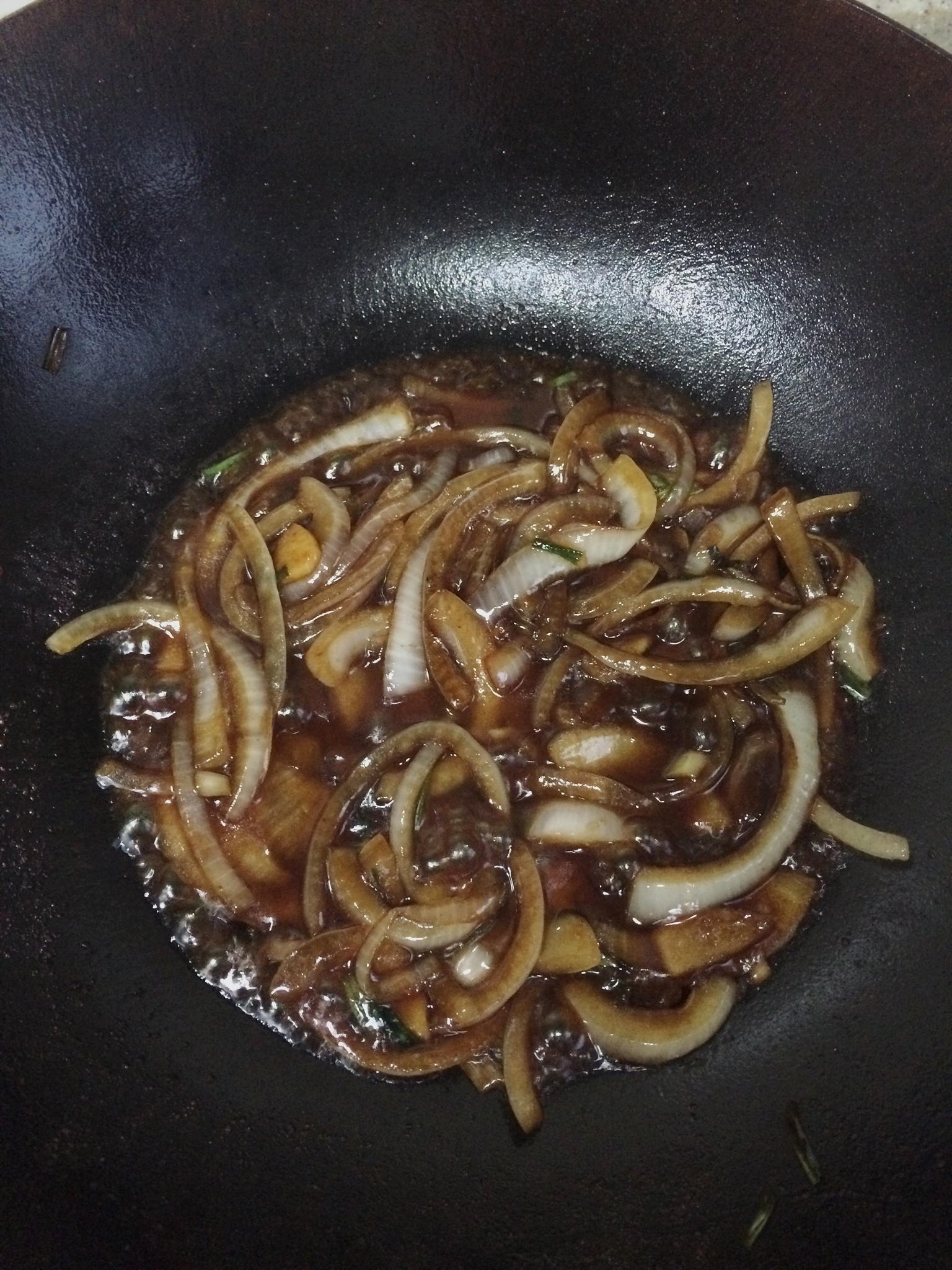 辣炒海靈菇（延邊做法）的做法 步骤3