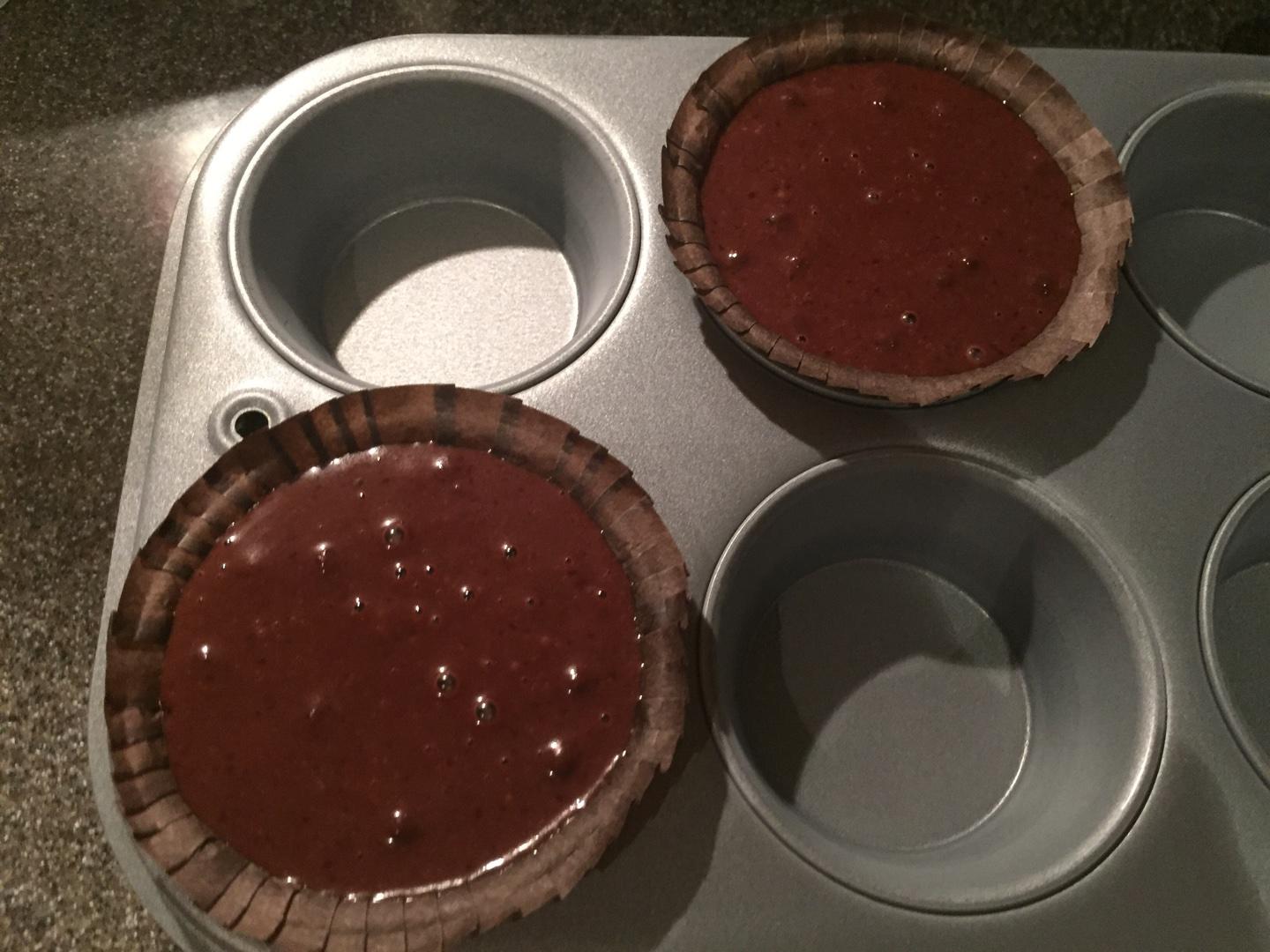 椰子油巧克力馬芬的做法 步骤5
