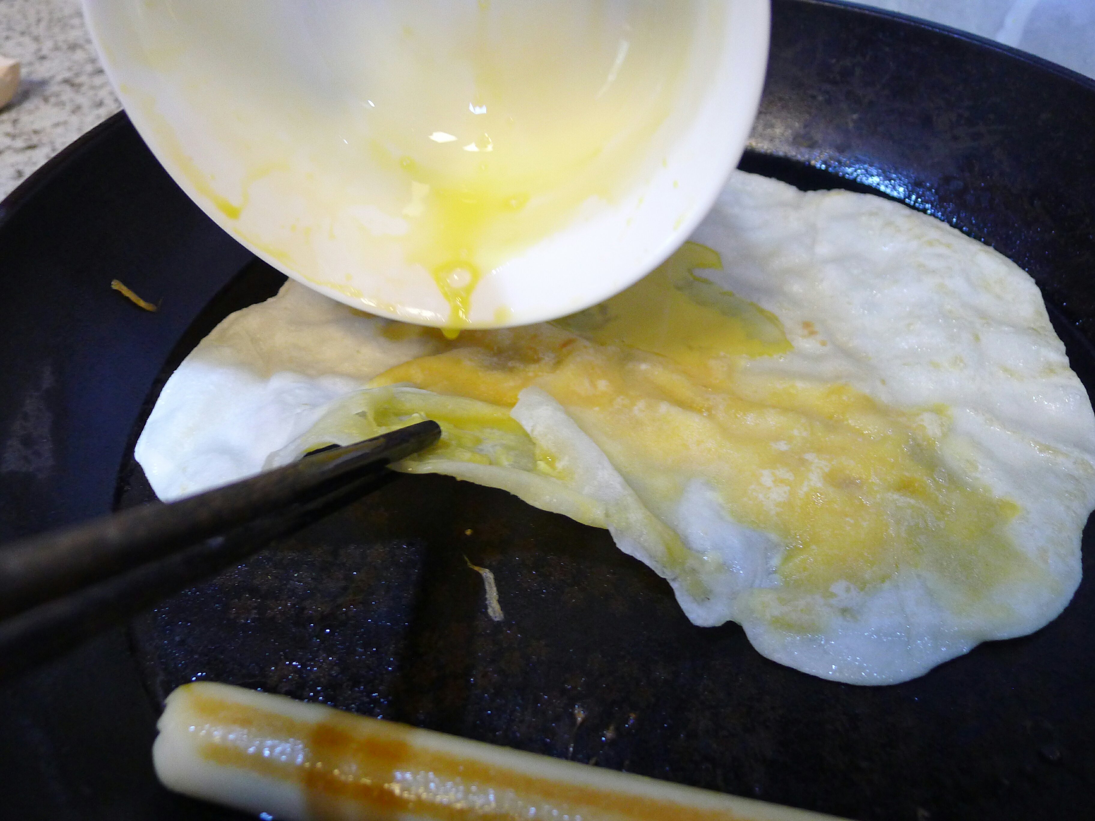 超簡易雞蛋灌餅的做法 步骤17