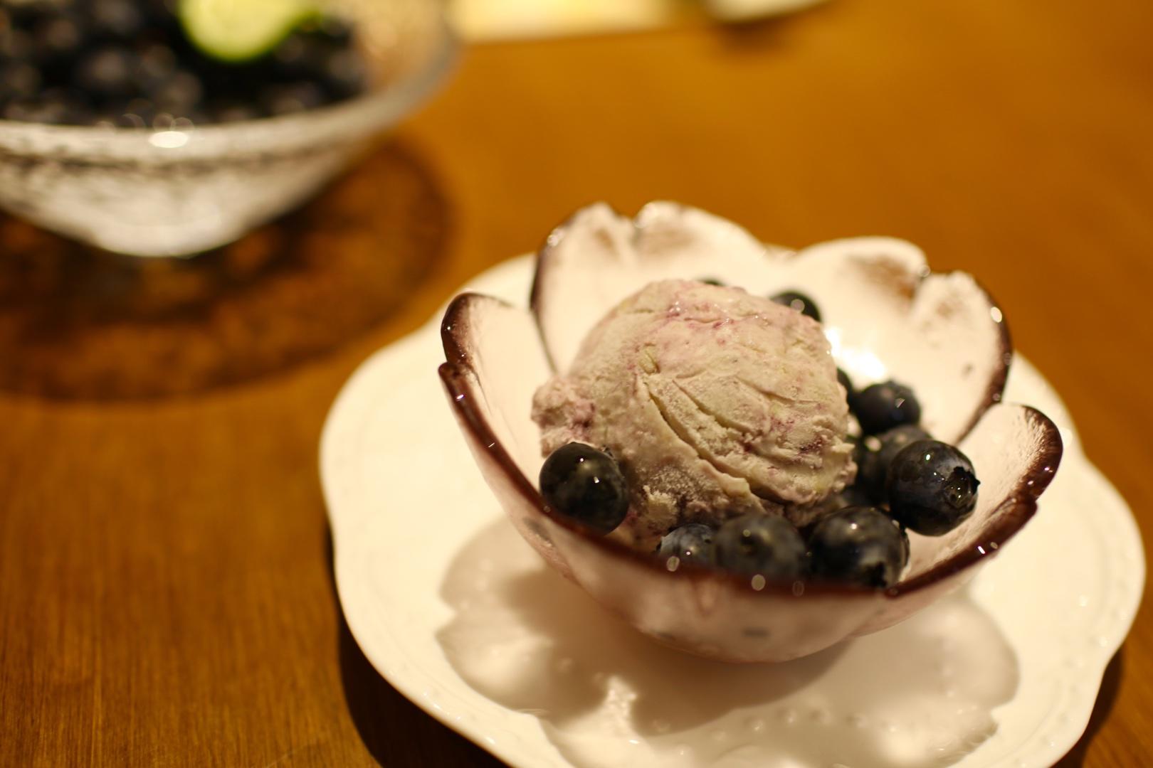 藍莓冰激凌的做法 步骤2