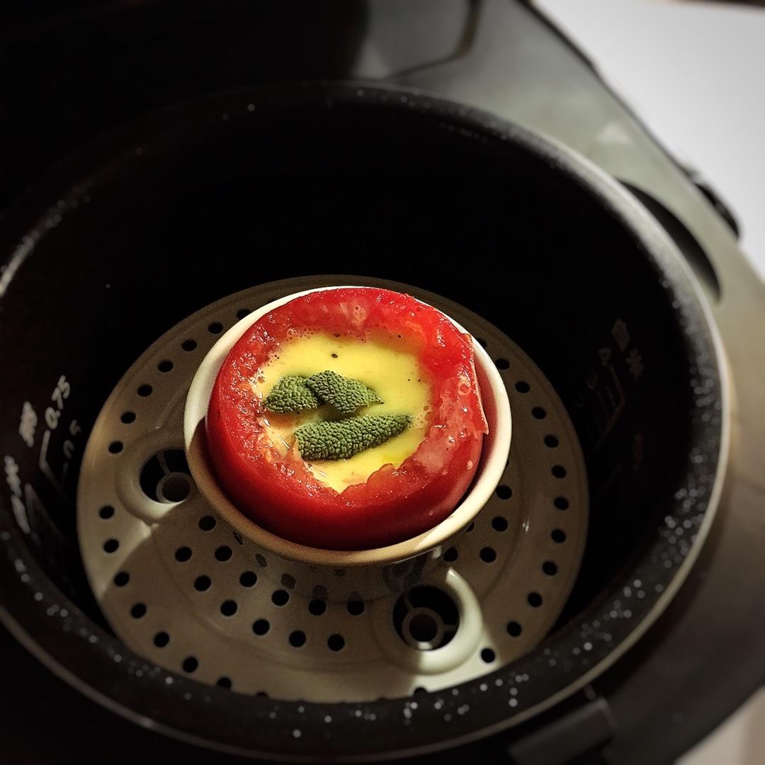 燉番茄奶蛋，電鍋版 【松下IH電飯煲試用】的做法 步骤3