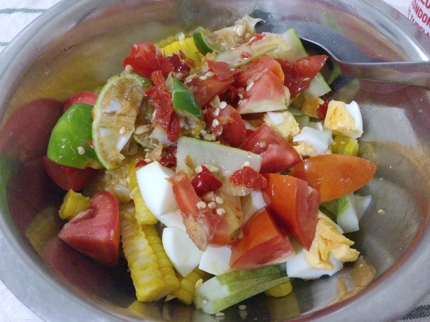 泰式酸辣黃瓜玉米沙拉（簡單版）的做法 步骤5