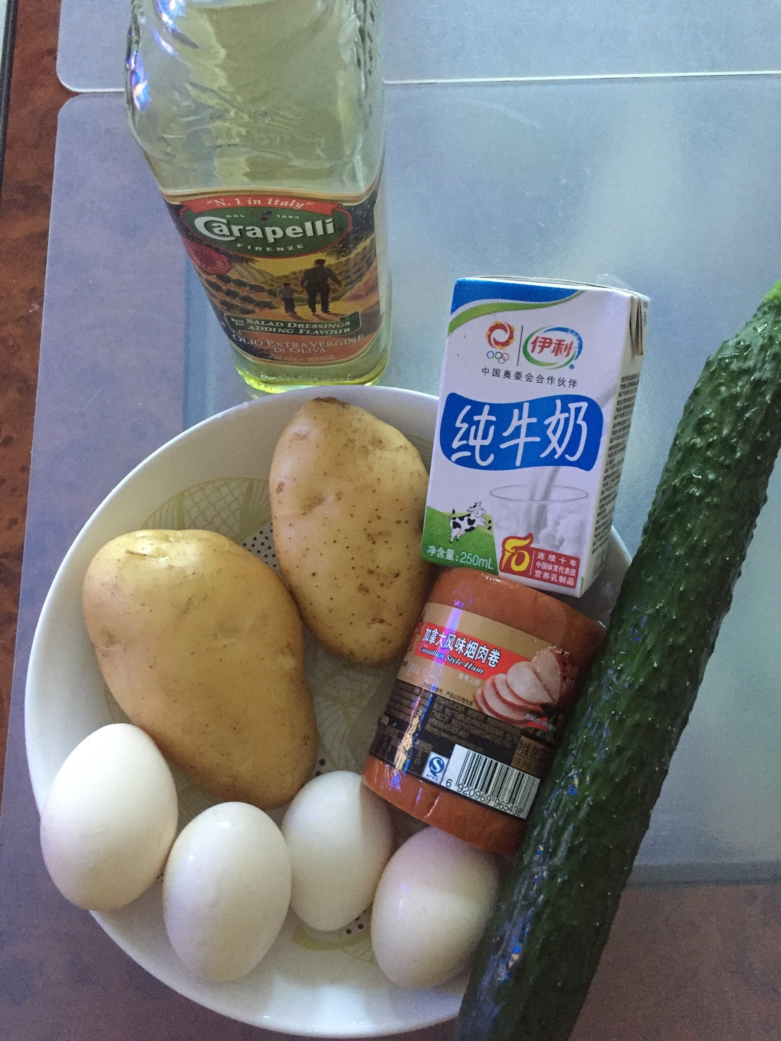 土豆沙拉 自制健康沙拉醬的做法 步骤1