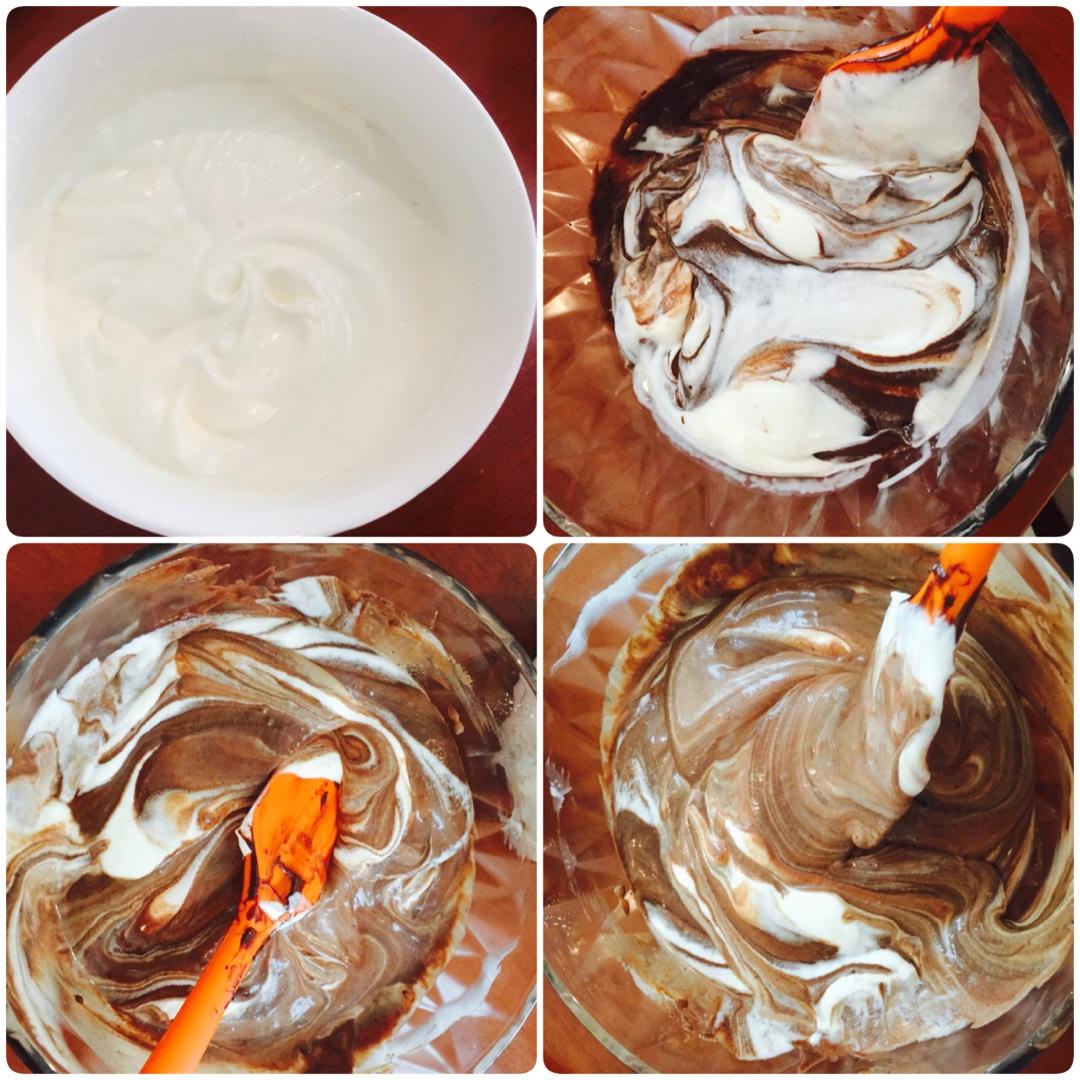巧克力蔓越莓冰淇淋的做法 步骤4