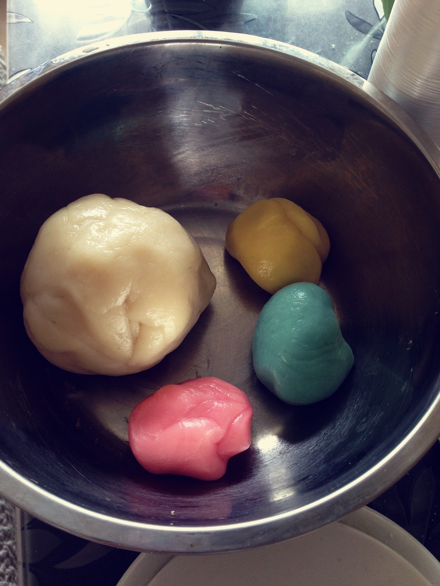 彩虹冰皮月餅的做法 步骤3