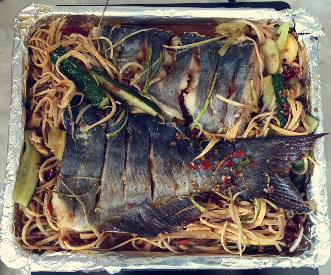烤魚-烤清江魚的做法 步骤8