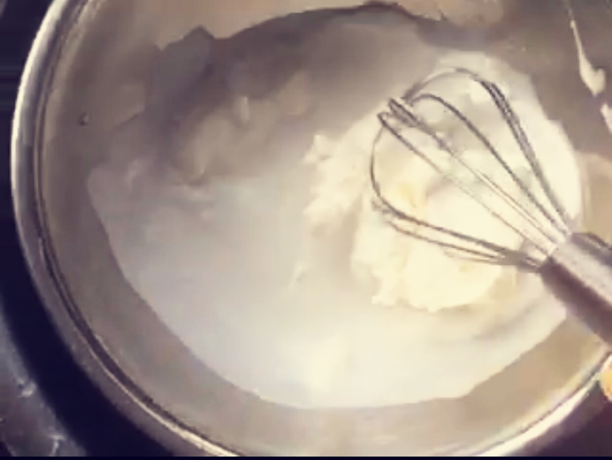 輕乳酪椰漿蛋糕，溫柔的味道的做法 步骤3