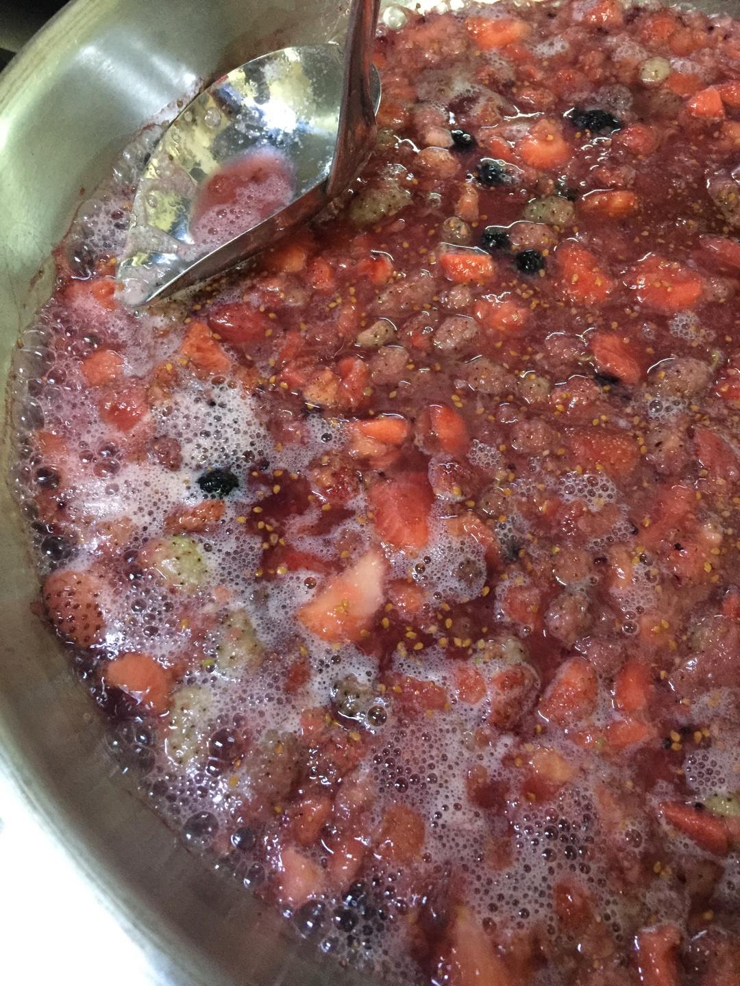 草莓桑葚果醬的做法 步骤2