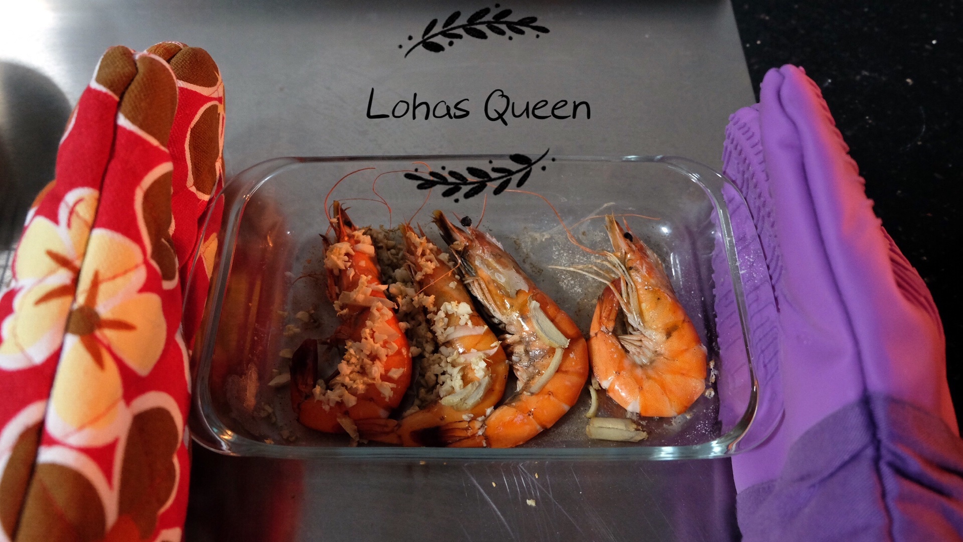 德普烤箱試用之——檸汁烤海蝦的做法 步骤3