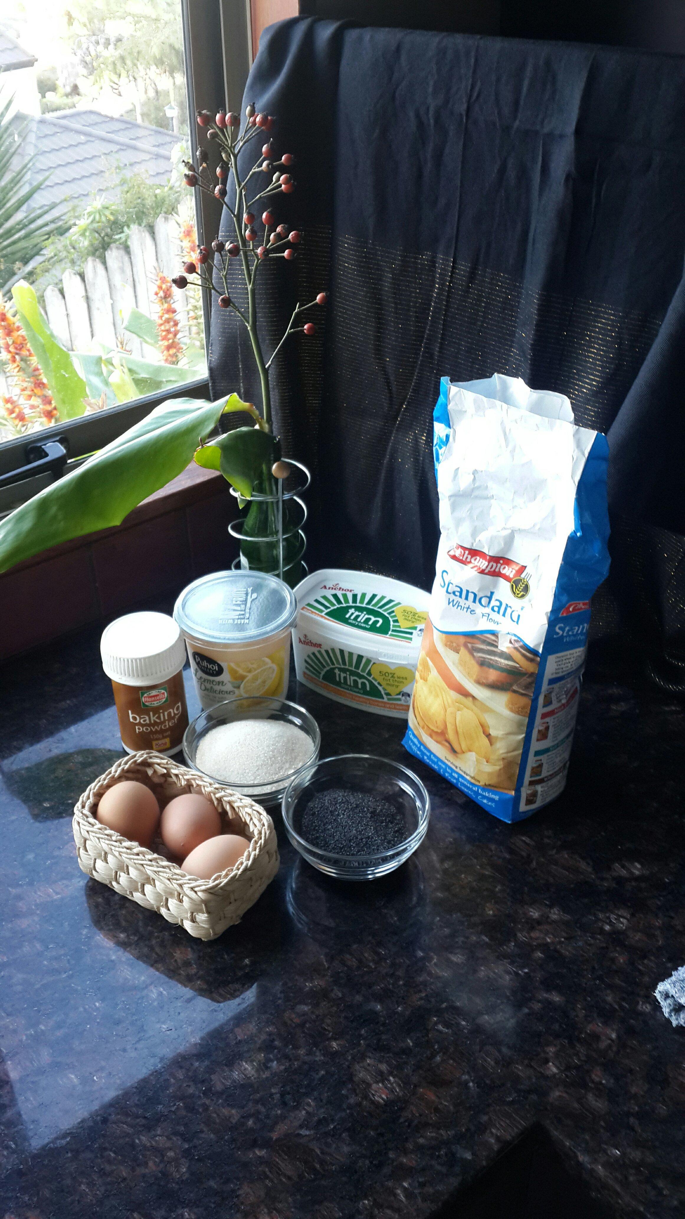 蜜桔罌粟籽蛋糕的做法 步骤2