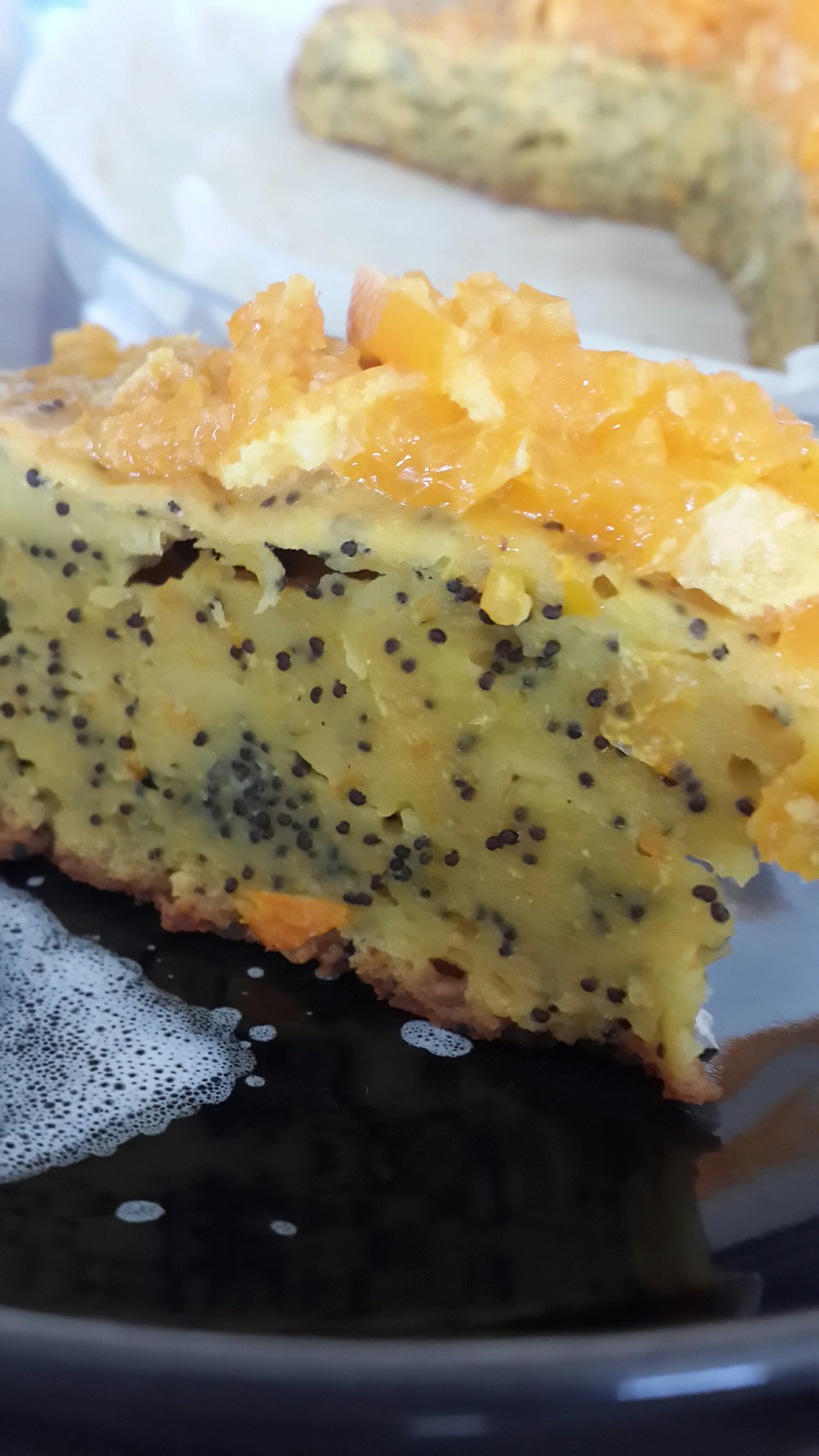 蜜桔罌粟籽蛋糕的做法 步骤4