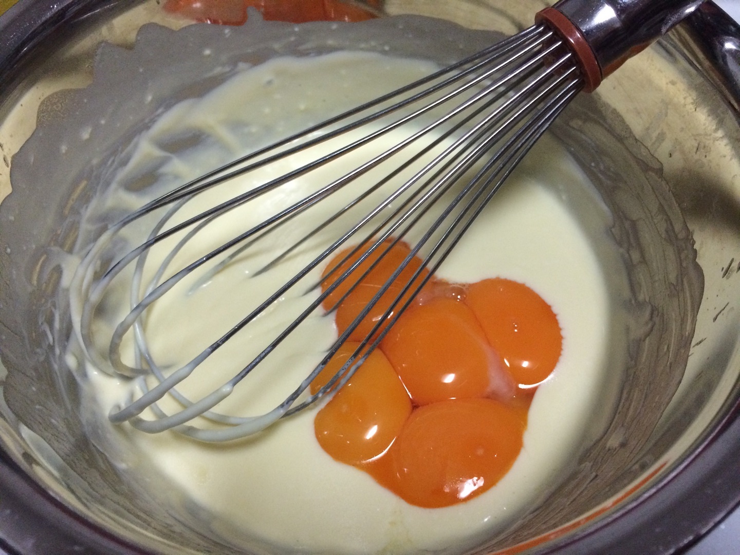 德普烤箱試用之——乳酪戚風蛋糕的做法 步骤3