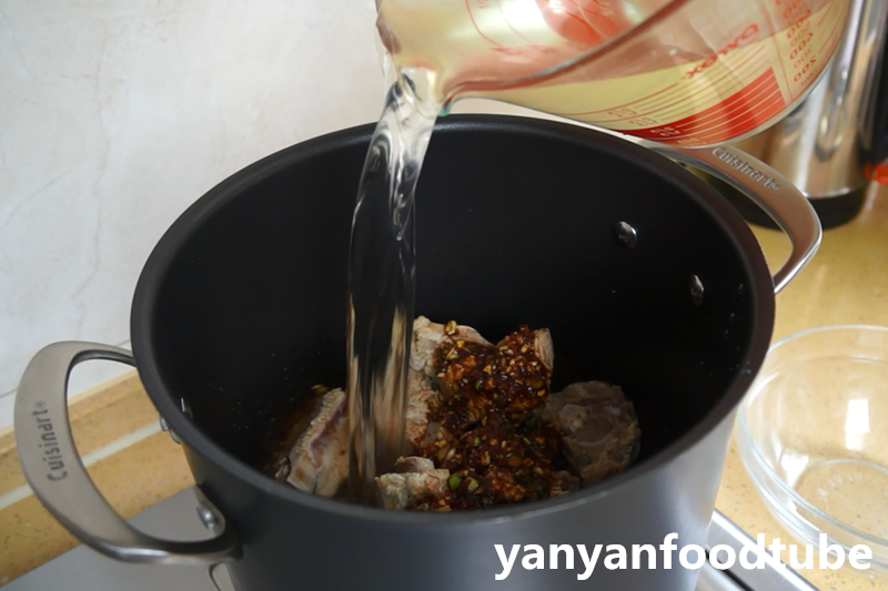 韓式排骨燉土豆 Korean Style Pork Ribs Stew with Potato的做法 步骤5