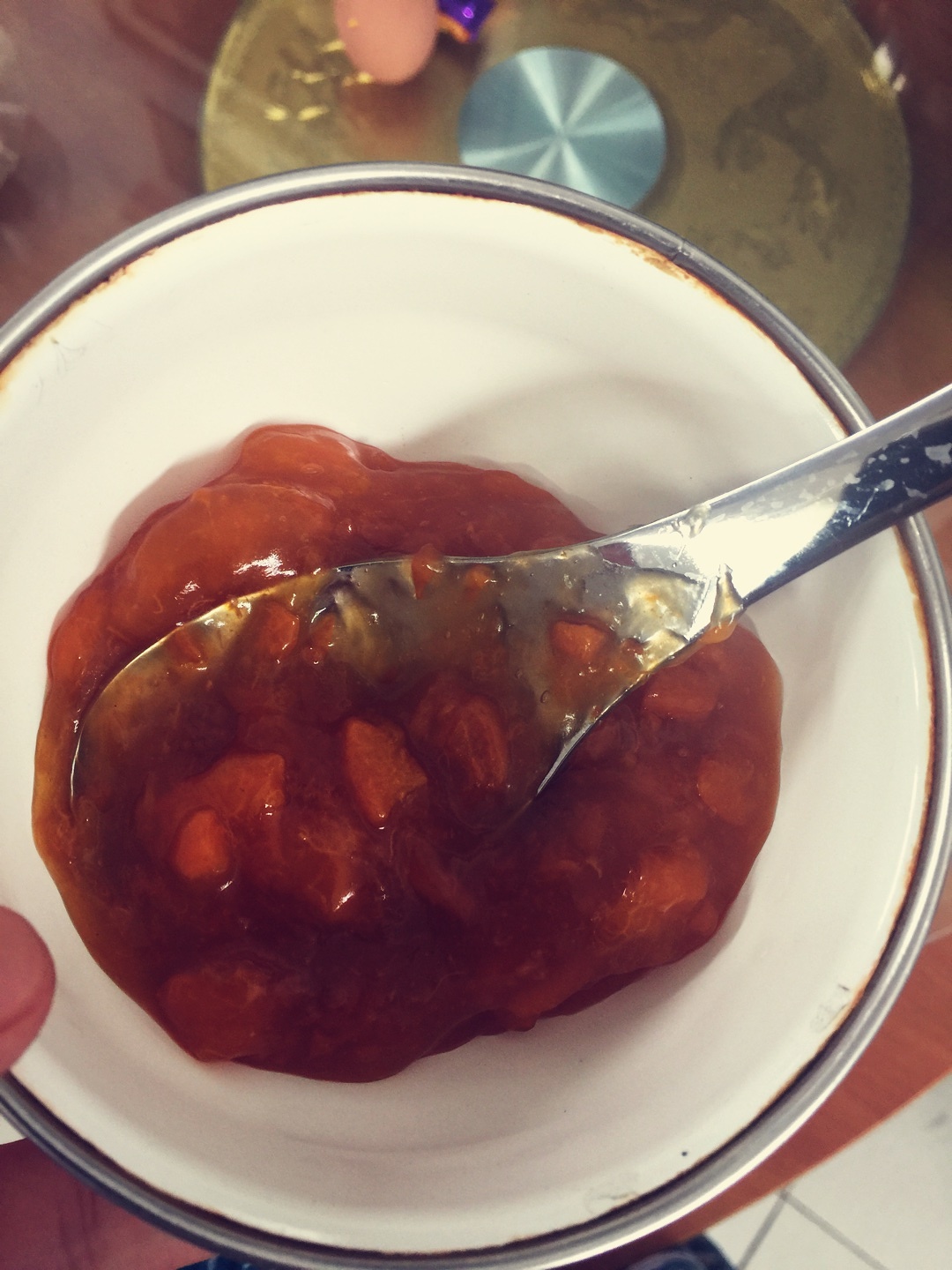 幸福（杏）醬麪包機版的做法 步骤1