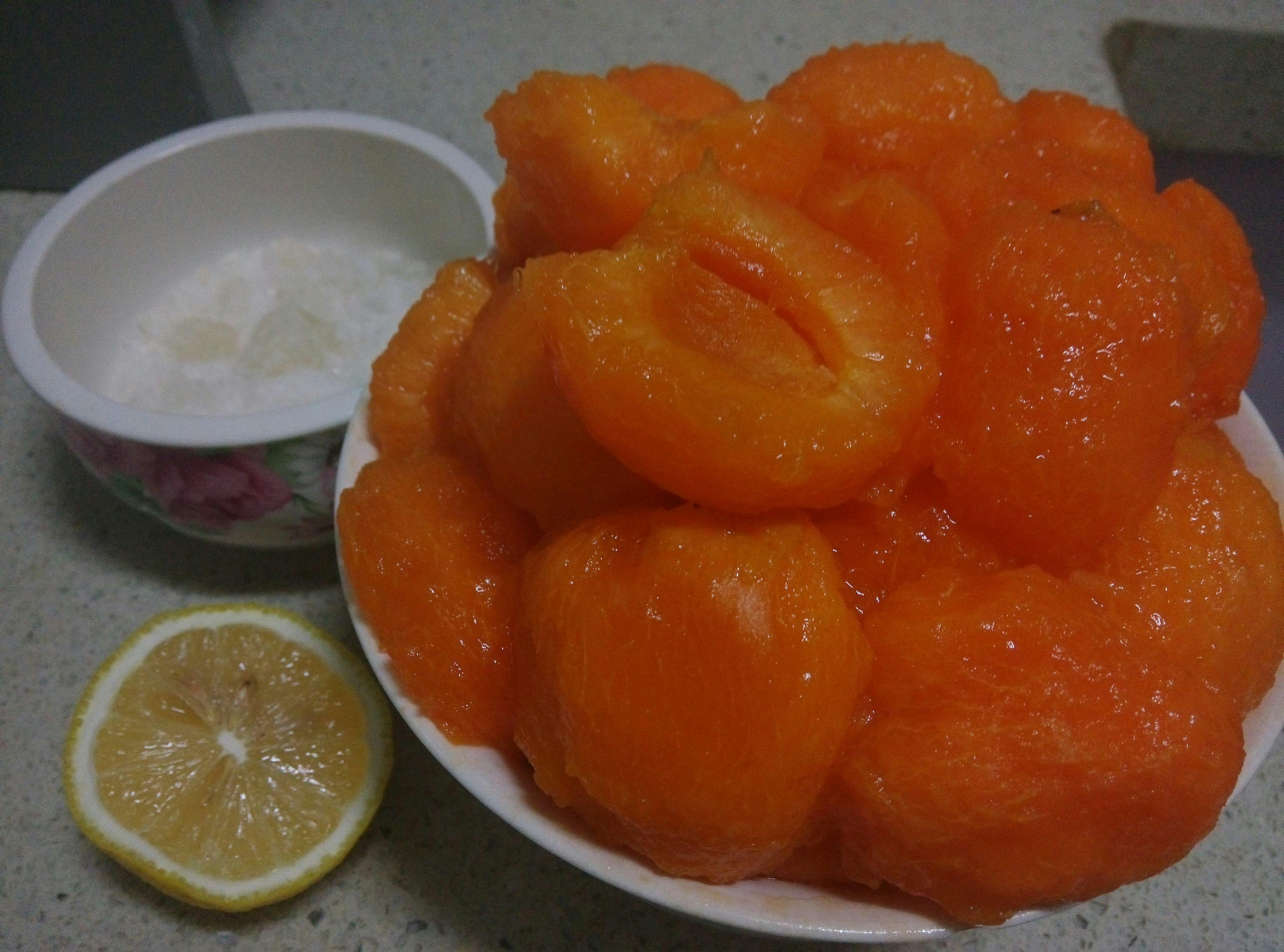 自制甜杏醬的做法 步骤1