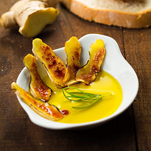 GALLO暖心小食——簡單的橄欖油配新鮮薑片的做法 步骤1
