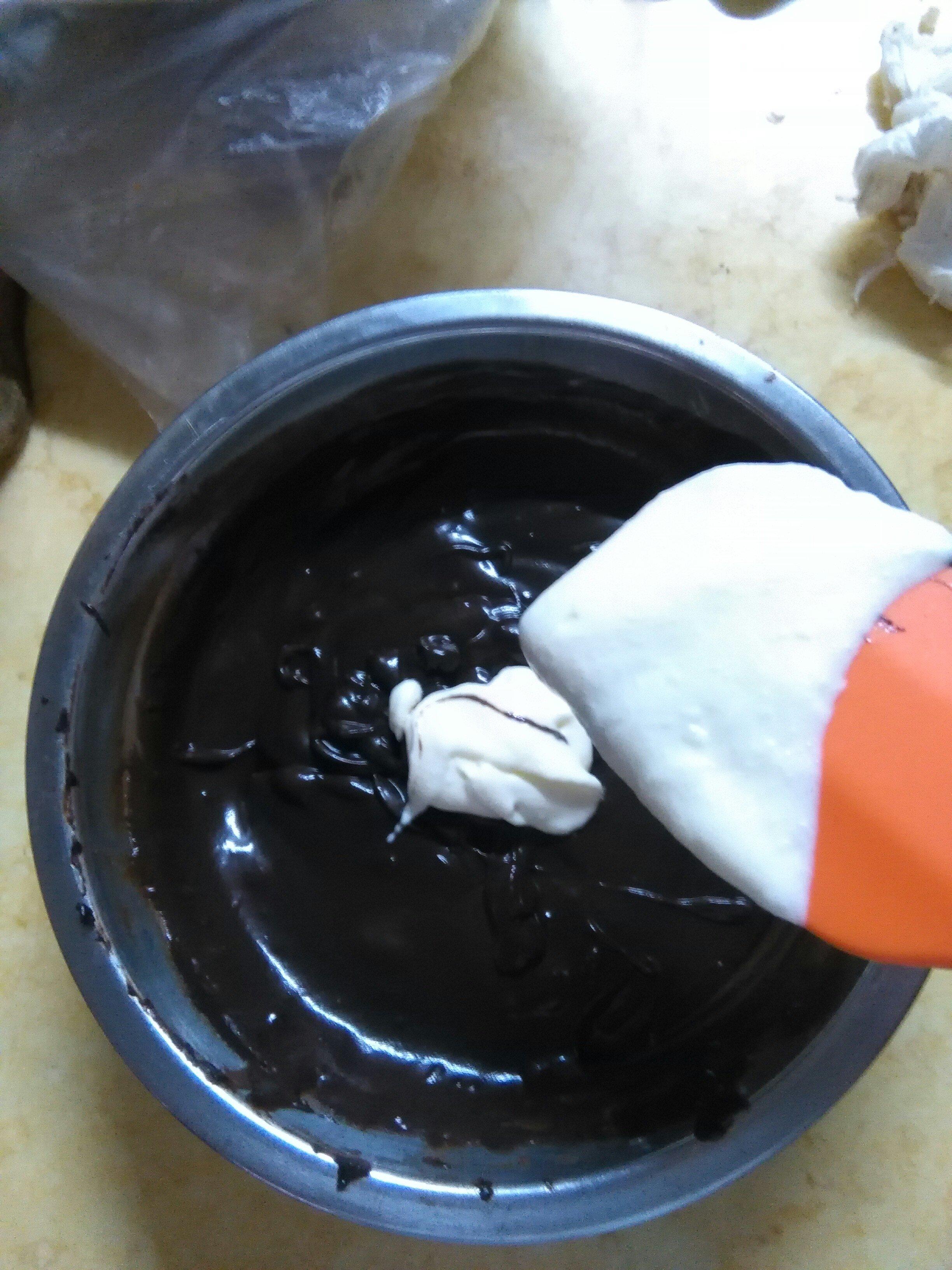 奧利奧餅底的巧克力慕斯蛋糕【八寸】的做法 步骤14