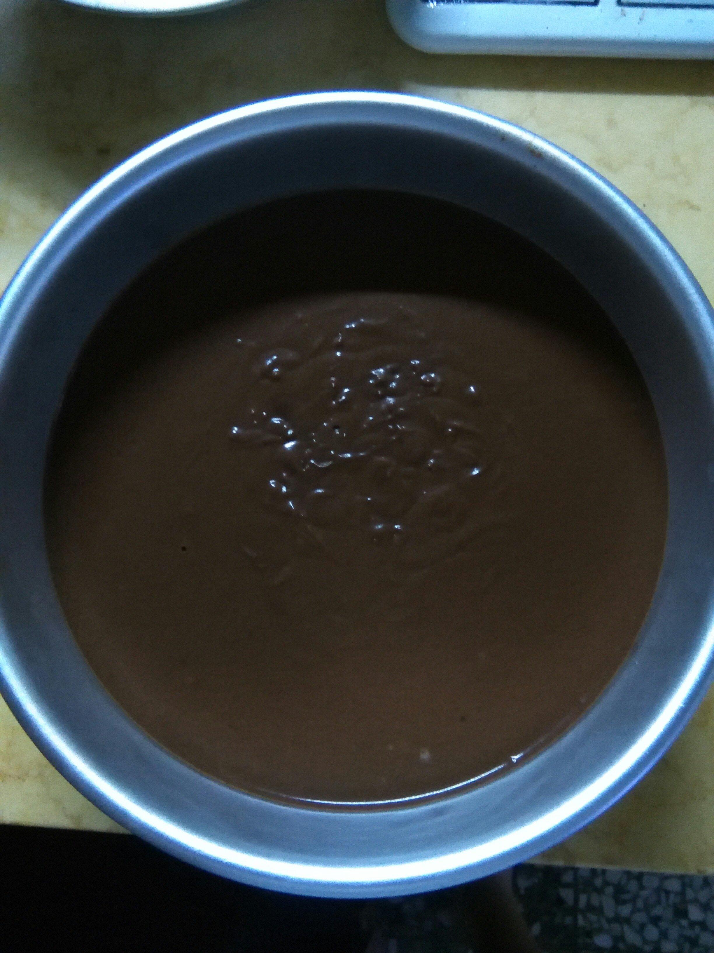 奧利奧餅底的巧克力慕斯蛋糕【八寸】的做法 步骤16