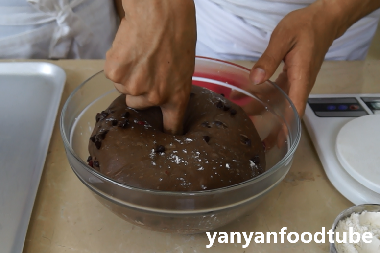 巧克力蔓越莓軟歐 Rano Bread的做法 步骤7