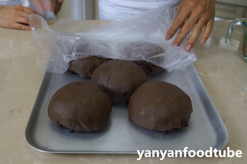 巧克力蔓越莓軟歐 Rano Bread的做法 步骤9