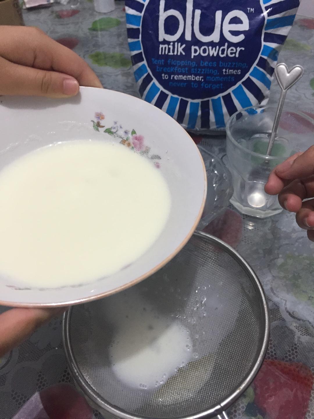 健康簡單奶粉版 雙皮奶 布丁的做法 步骤5