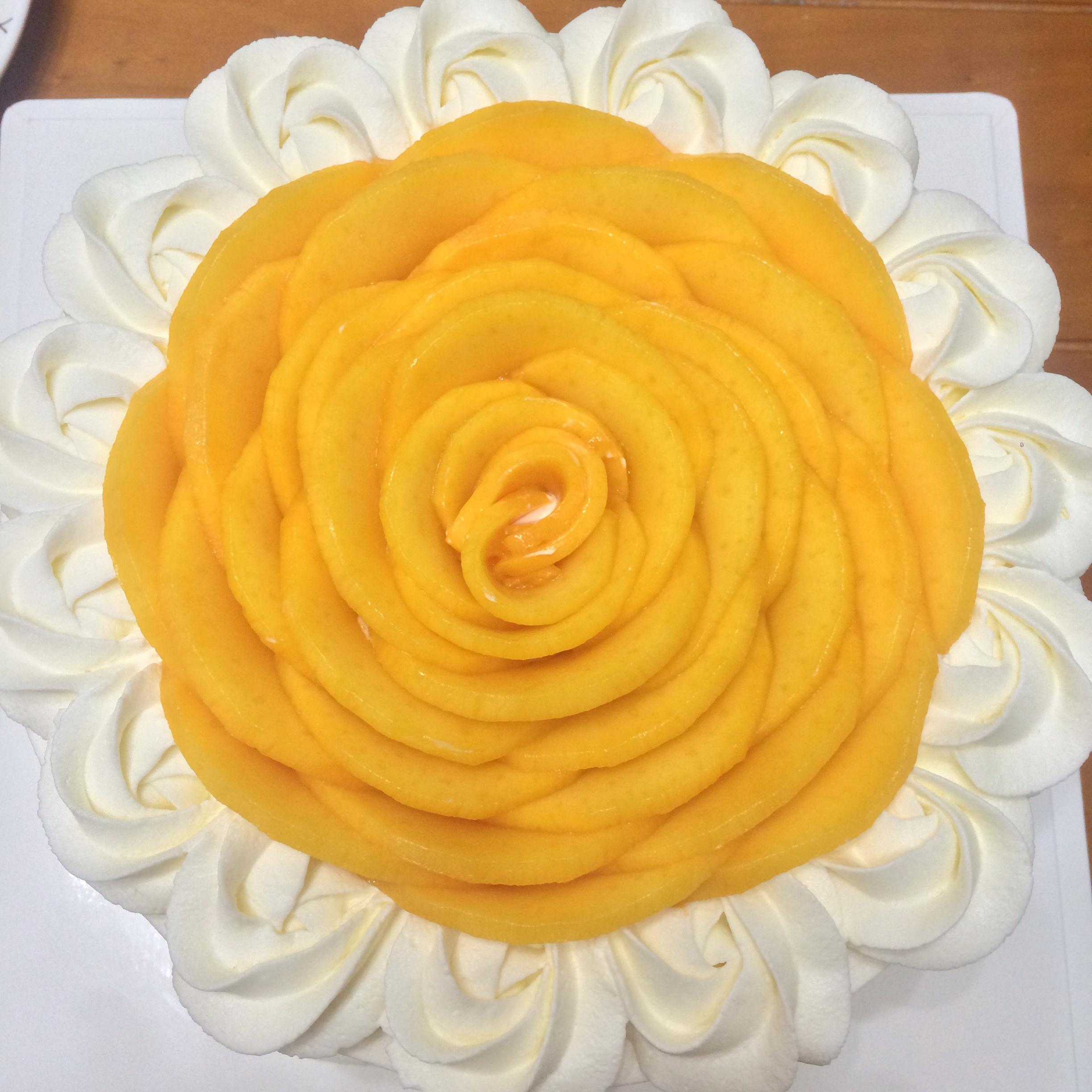 芒果花蛋糕的做法 步骤4