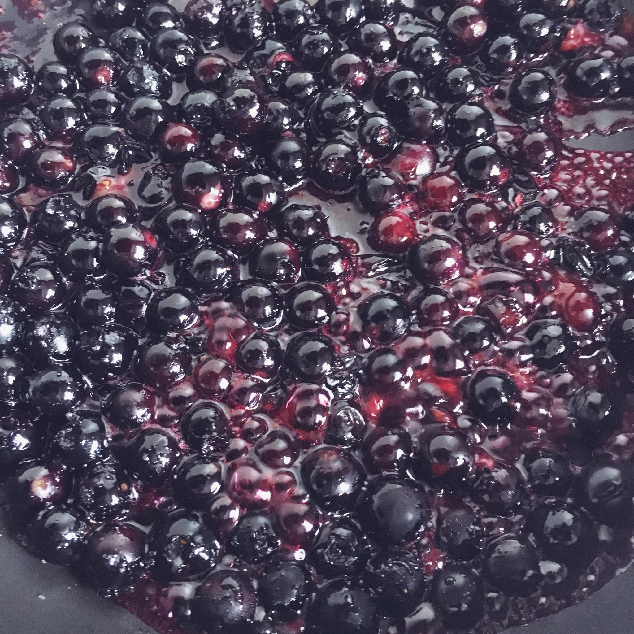 藍莓山藥泥（附藍莓醬製作）的做法 步骤2
