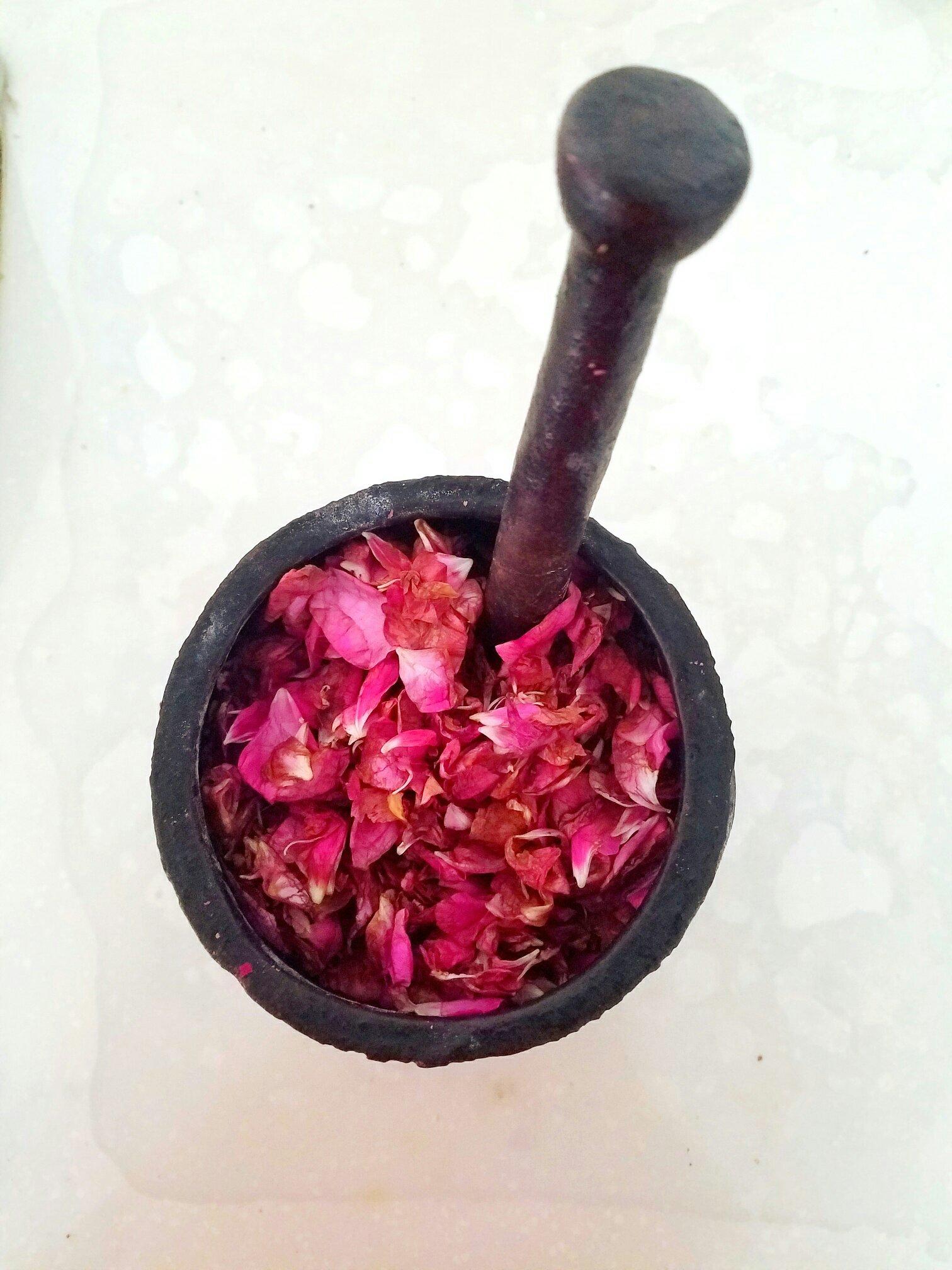 玫瑰花醬的做法 步骤3