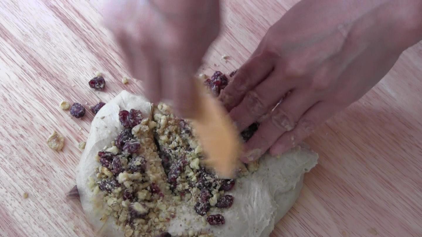 【麪包食驗】天然酵母蔓越莓核桃麪包 Sourdough Cranberry & Walnuts Bread的做法 步骤6