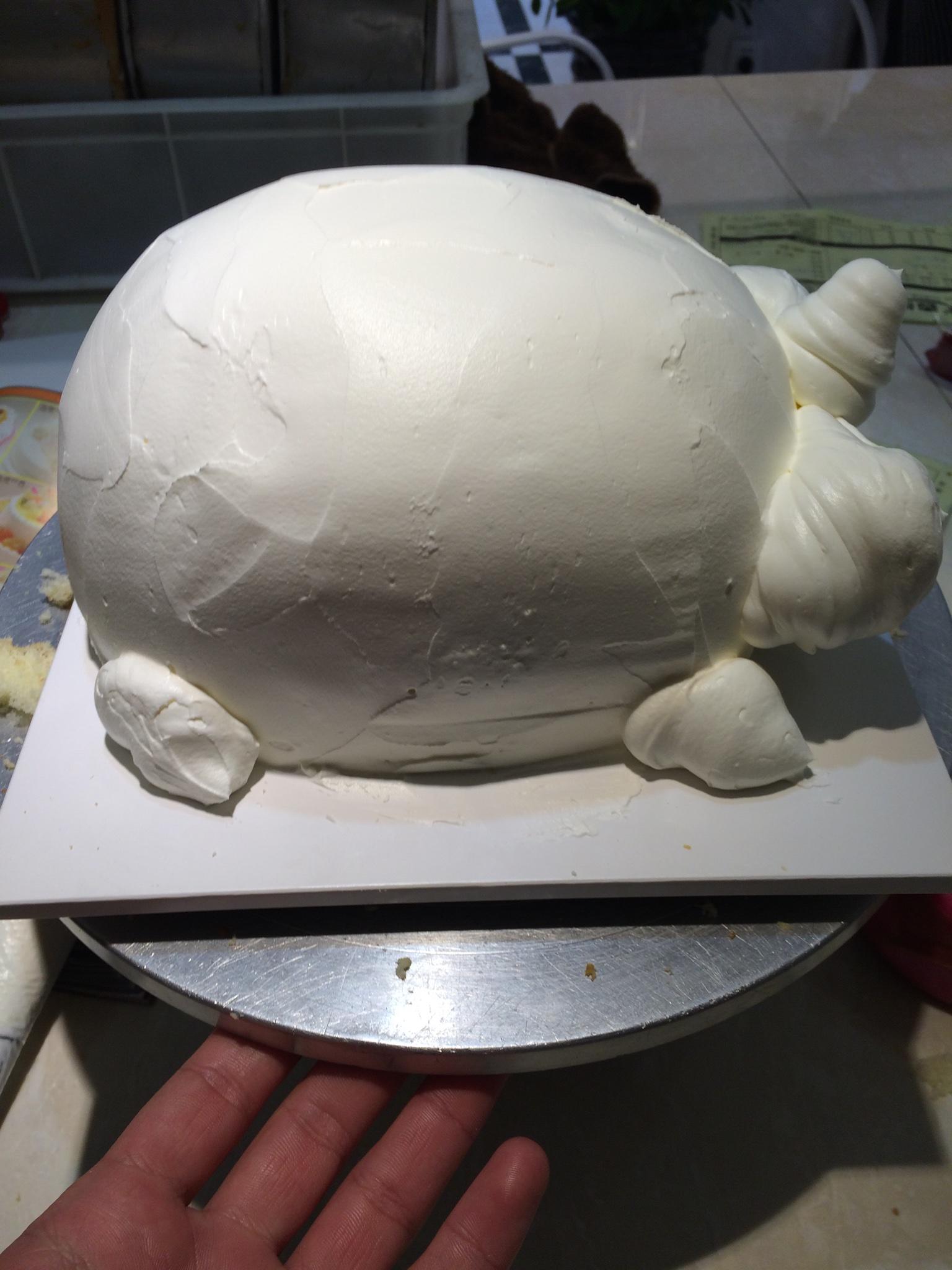 蛋糕3D…狗的做法 步骤5