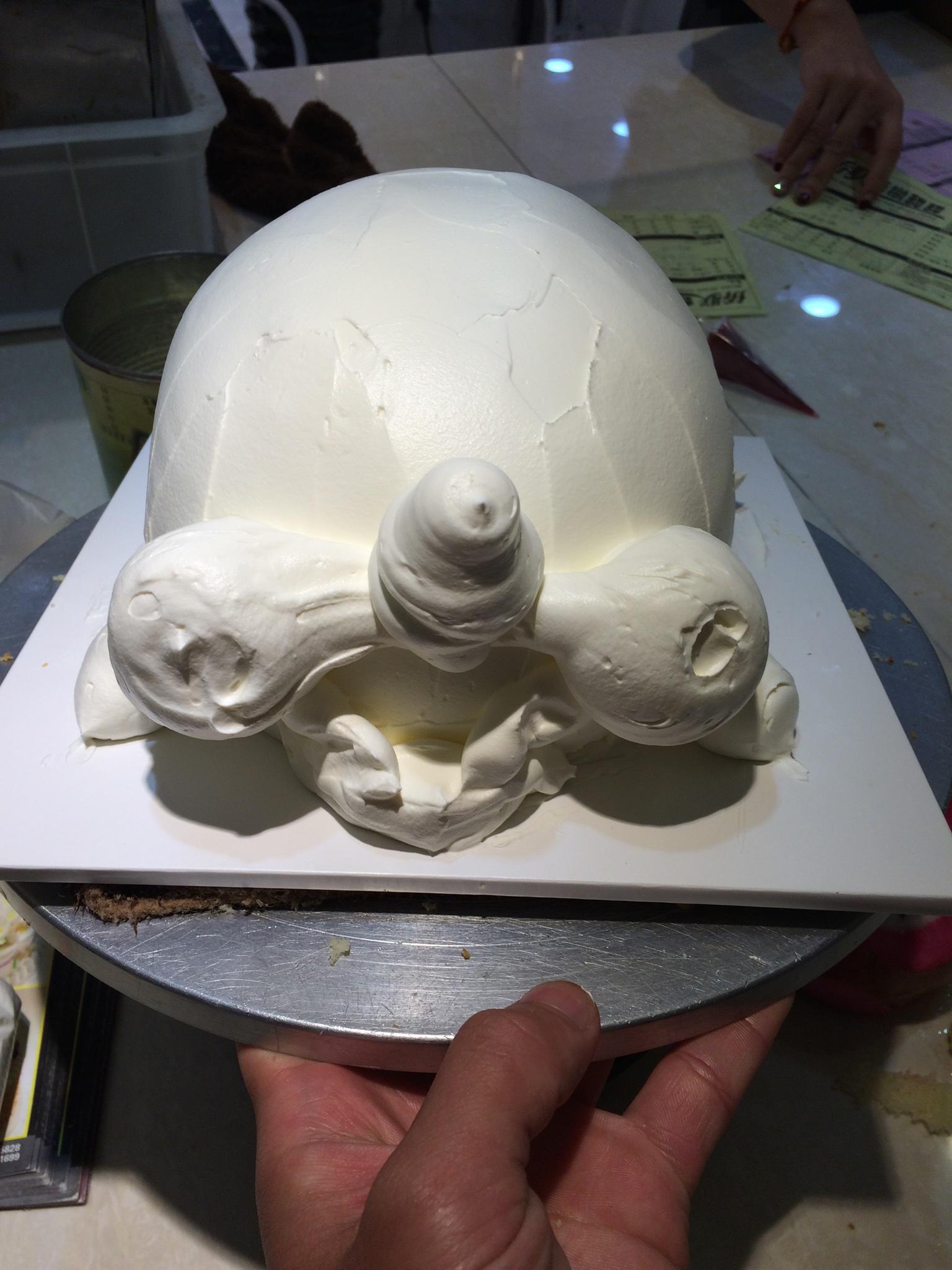 蛋糕3D…狗的做法 步骤6
