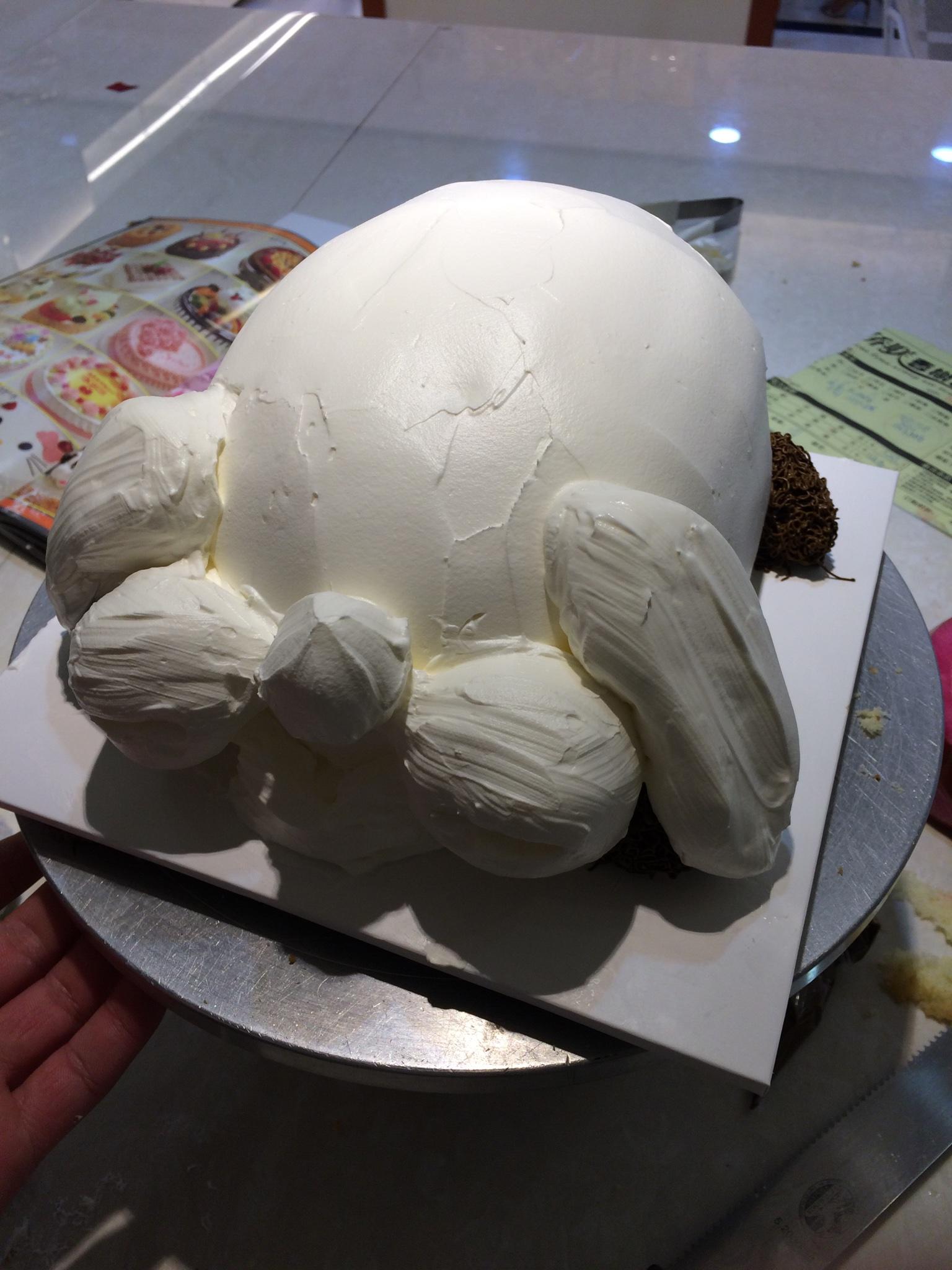 蛋糕3D…狗的做法 步骤8