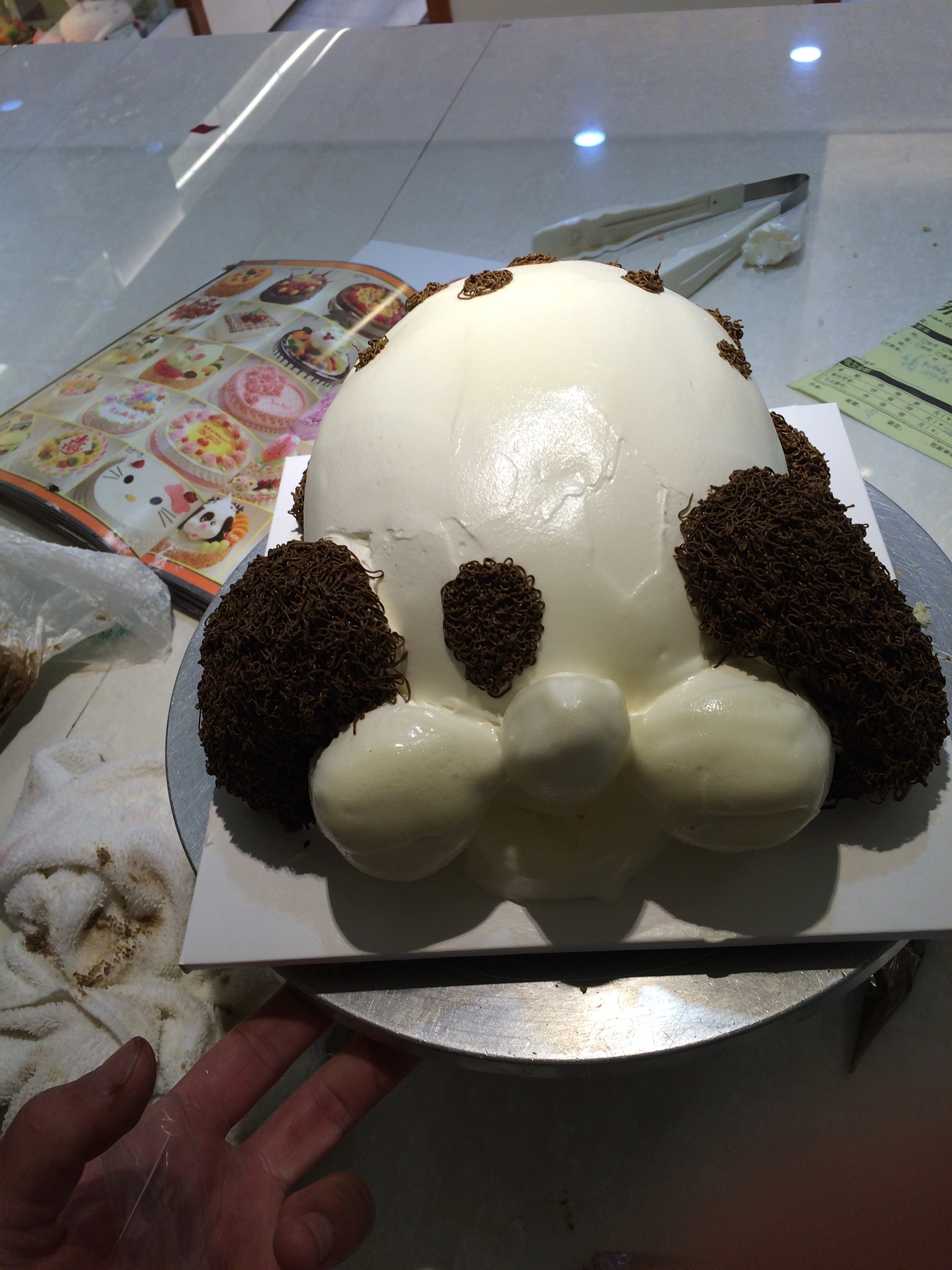 蛋糕3D…狗的做法 步骤11