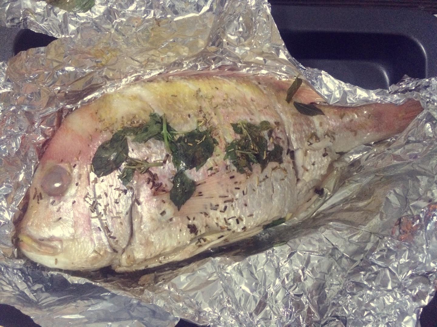 烤木棉魚（大眼雞、大眼鯛）的做法 步骤3