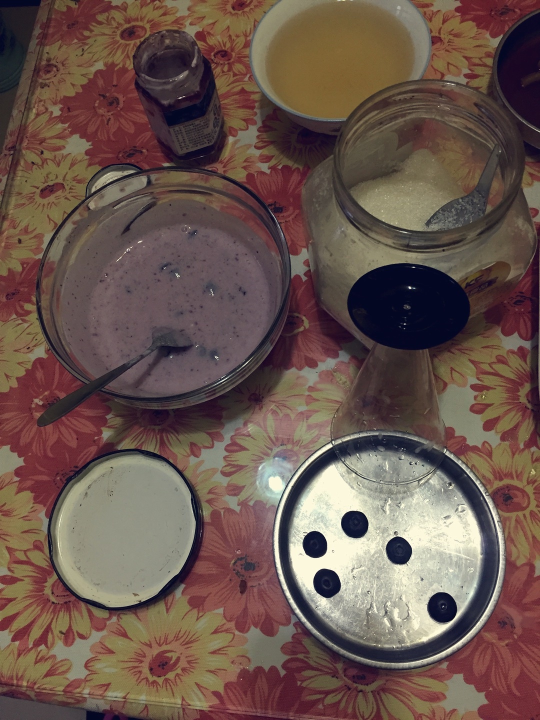 藍莓果凍布丁的做法 步骤1