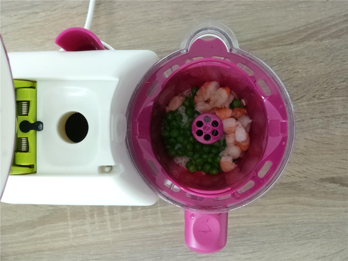 寶寶食譜-蝦仁豌豆飯的做法 步骤5