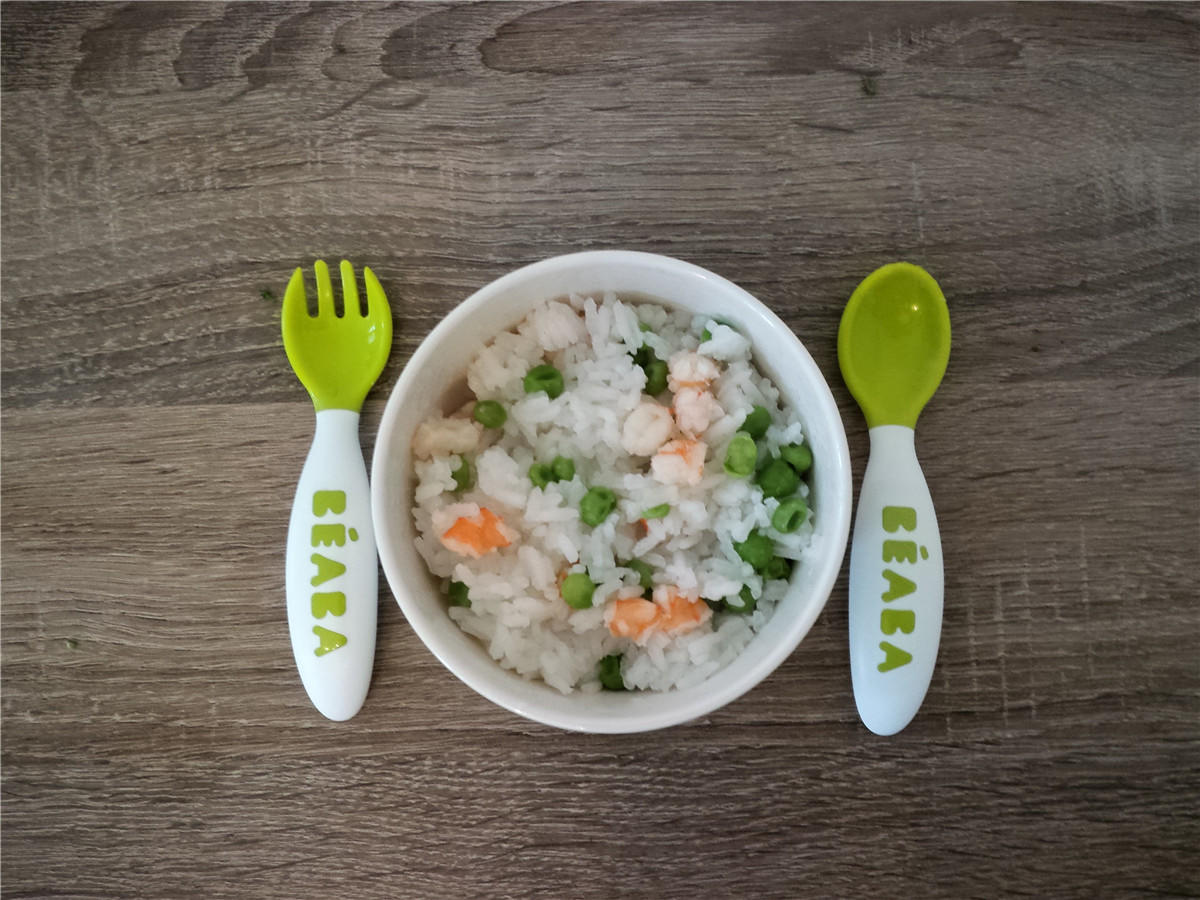 寶寶食譜-蝦仁豌豆飯的做法 步骤9