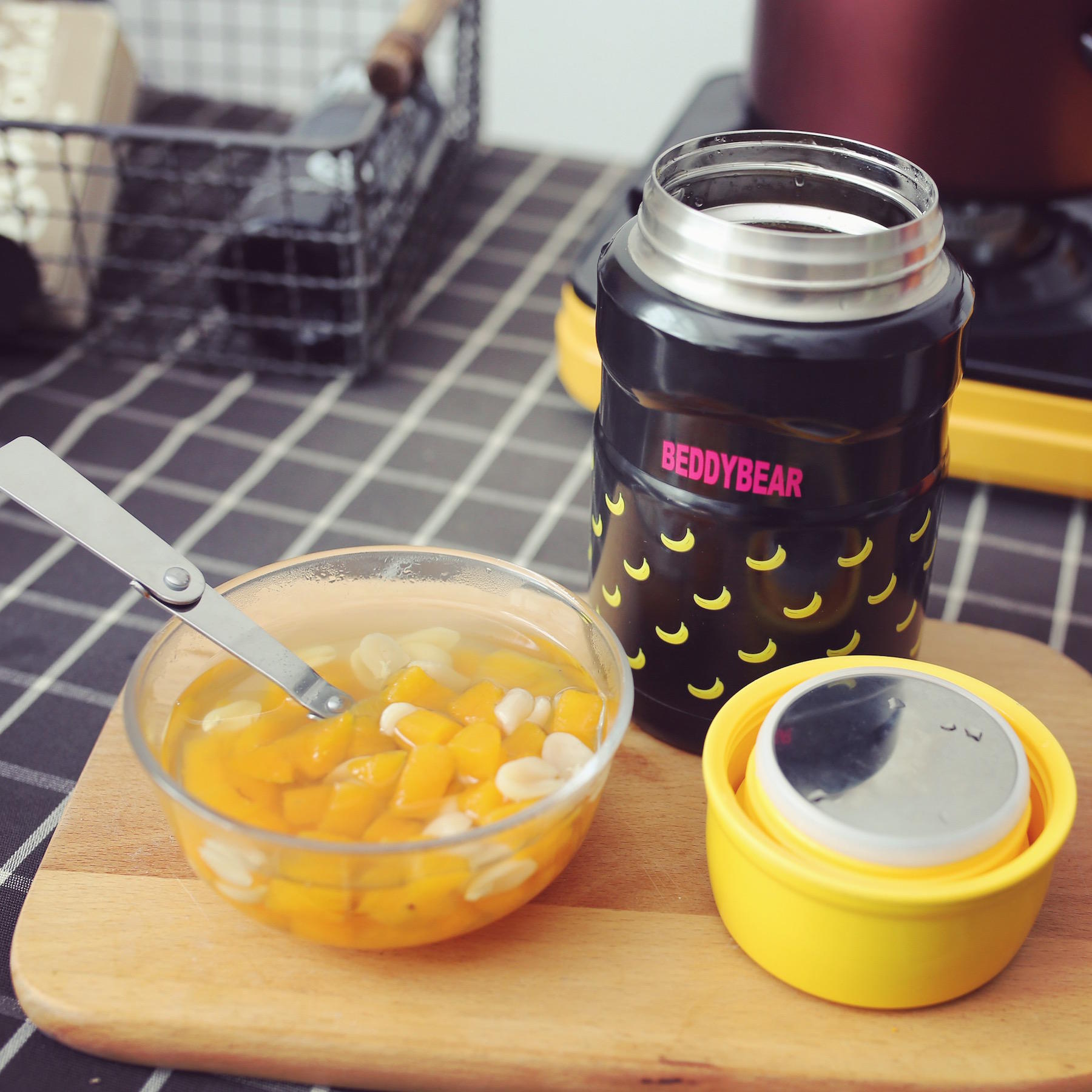 甜而不膩的番薯花生湯之杯具熊燜燒罐做法的做法 步骤8