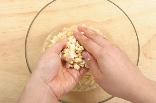 【韓食記】夏季特供健康料理--韓國豆漿冷麪 콩국수的做法 步骤2