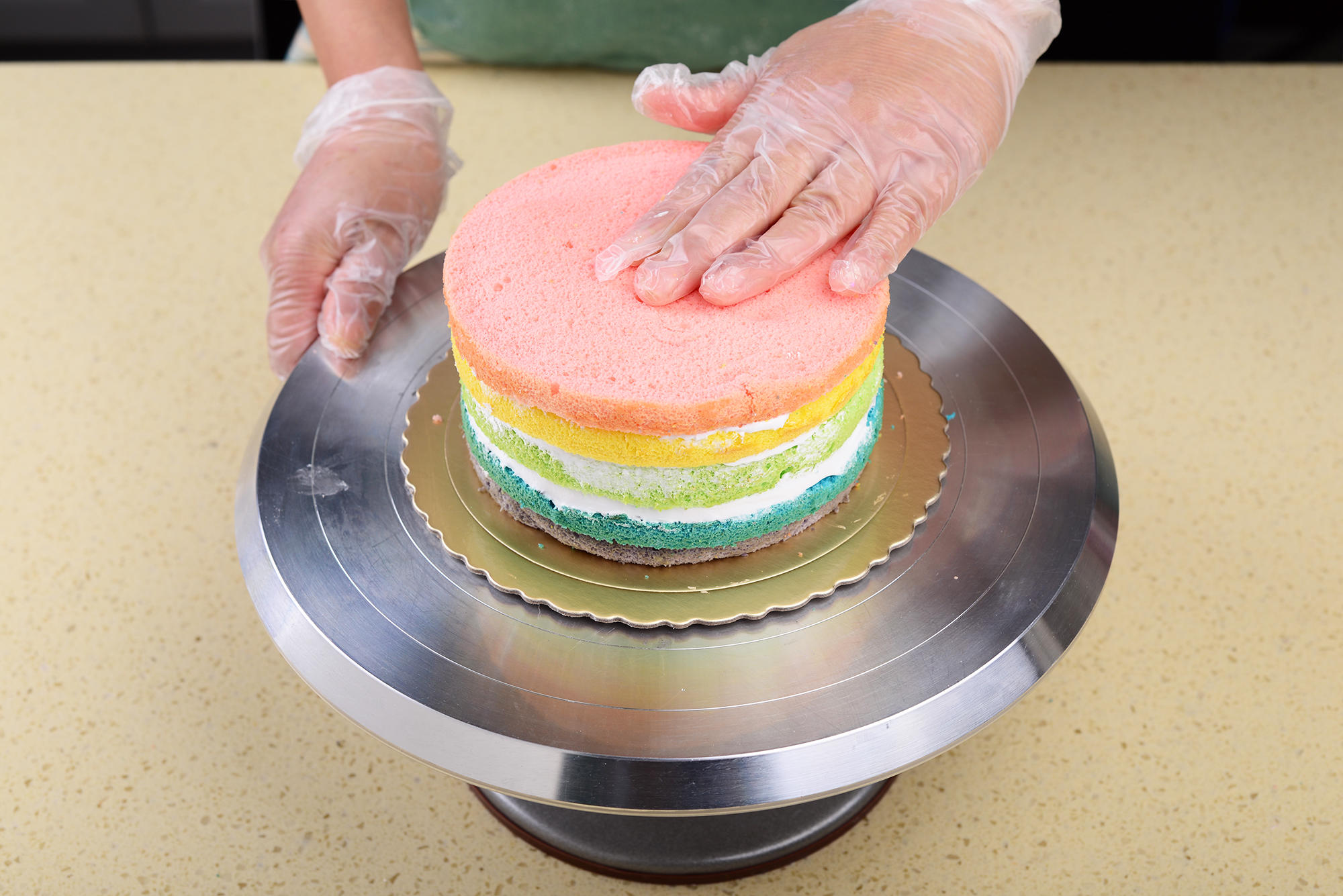 彩虹蛋糕的做法 步骤19