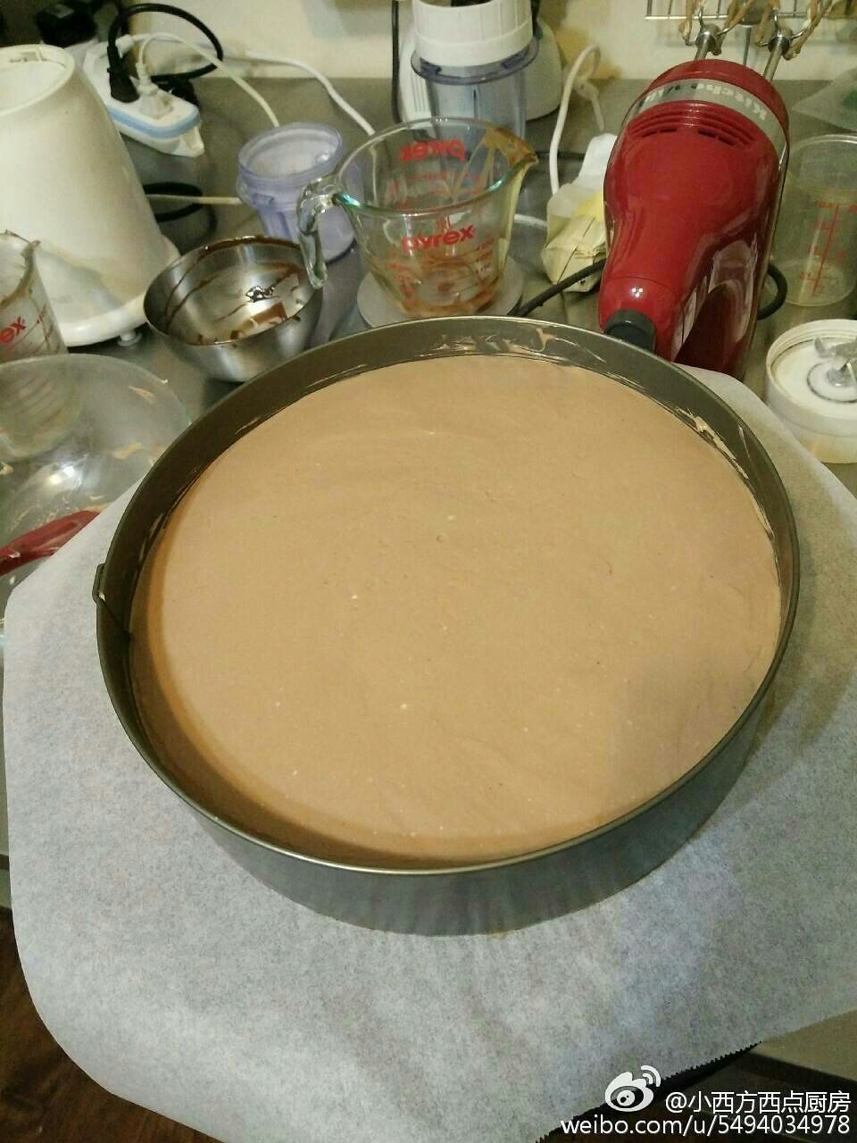 比利時巧克力芝士蛋糕的做法 步骤2