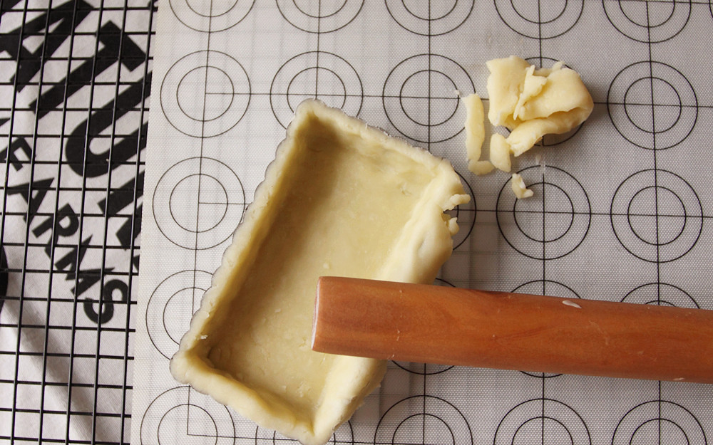 青提乳酪派的做法 步骤5