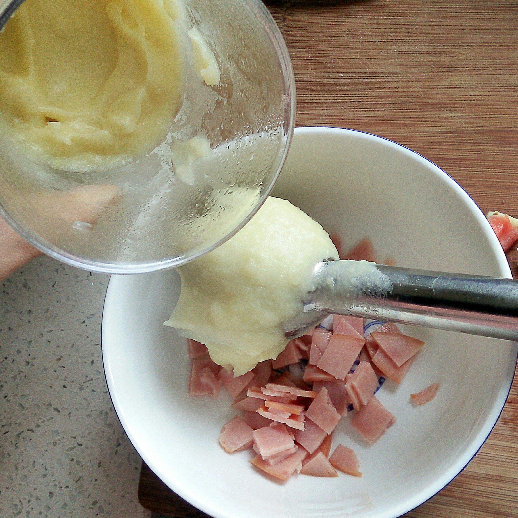 奶香土豆泥沙拉的做法 步骤3