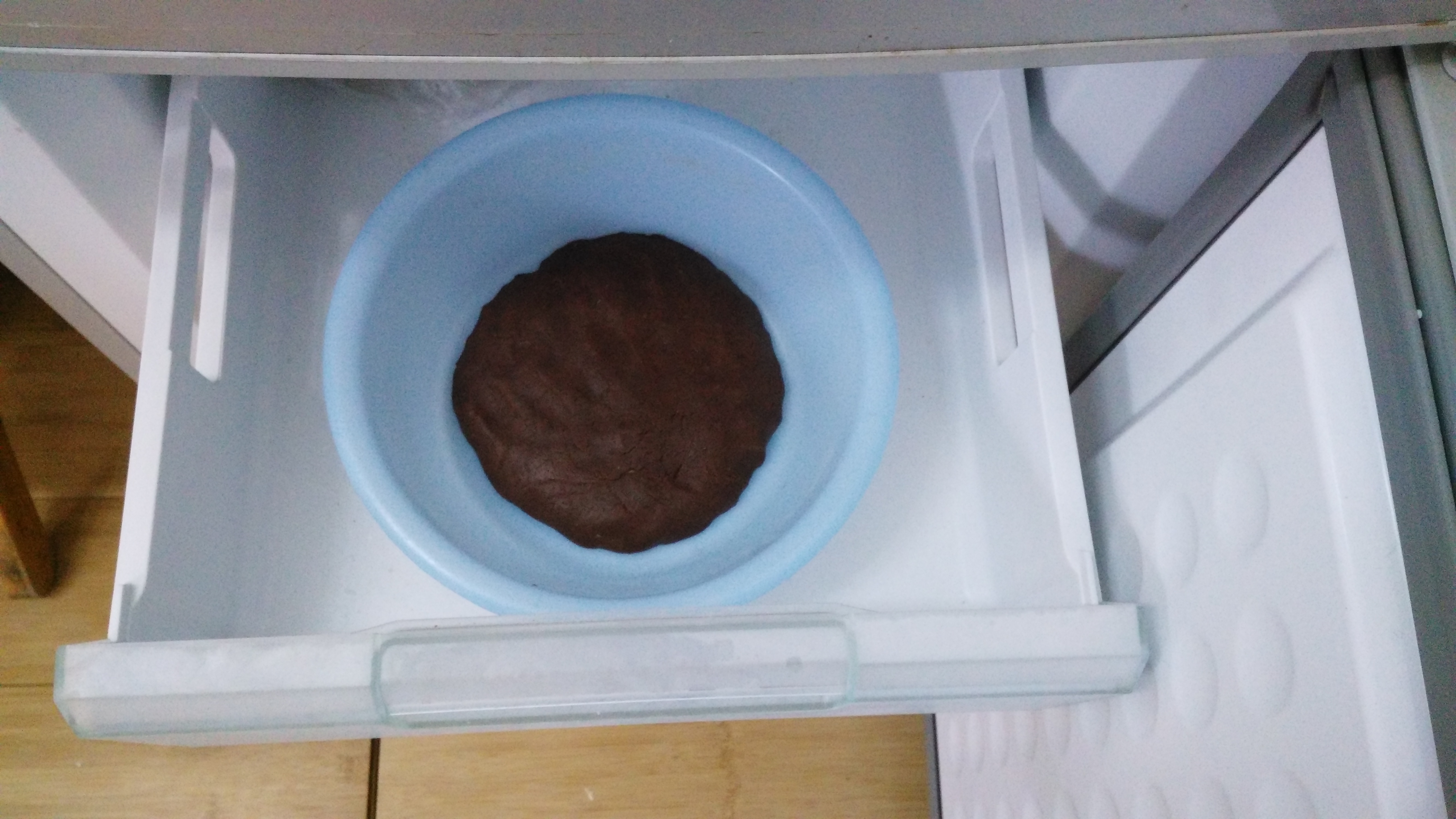 (無黃油牛奶 低糖低油）巧克力餅乾 2種配方的做法 步骤4
